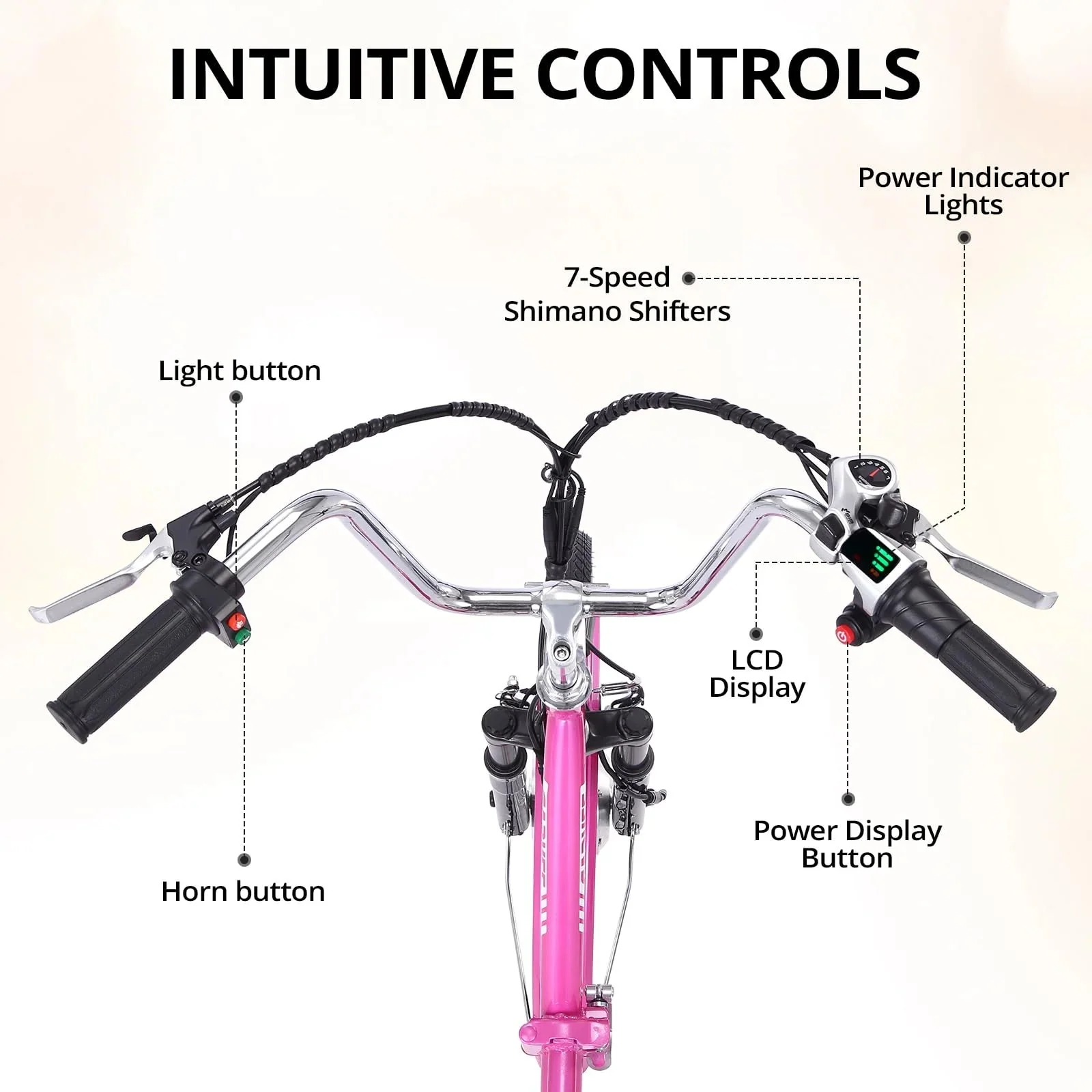 Electric Tricycle for Adults, 7 Speeds Folding Electric Trike, 24 Inch 3 Wheel Motorized Bicycle w/ 36V 10AH Removable Battery, E Trikes…