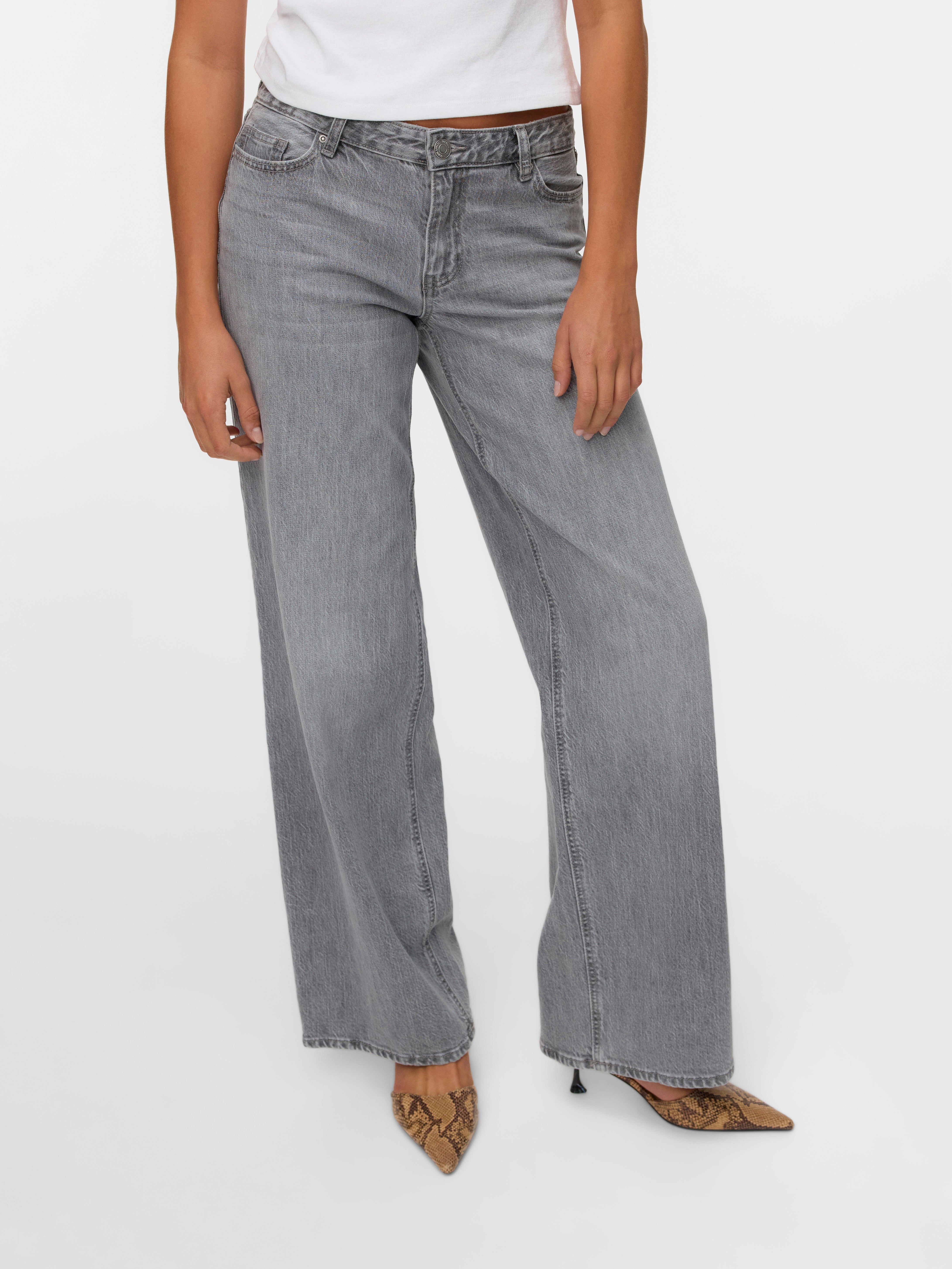 VERO MODA® VMFAYE Low rise Wide Leg Fit Jeans