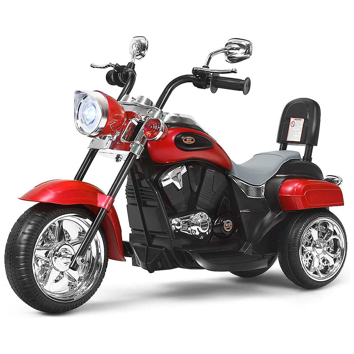 Motorrad Dreirdriges Design ab 3 Jahren rot