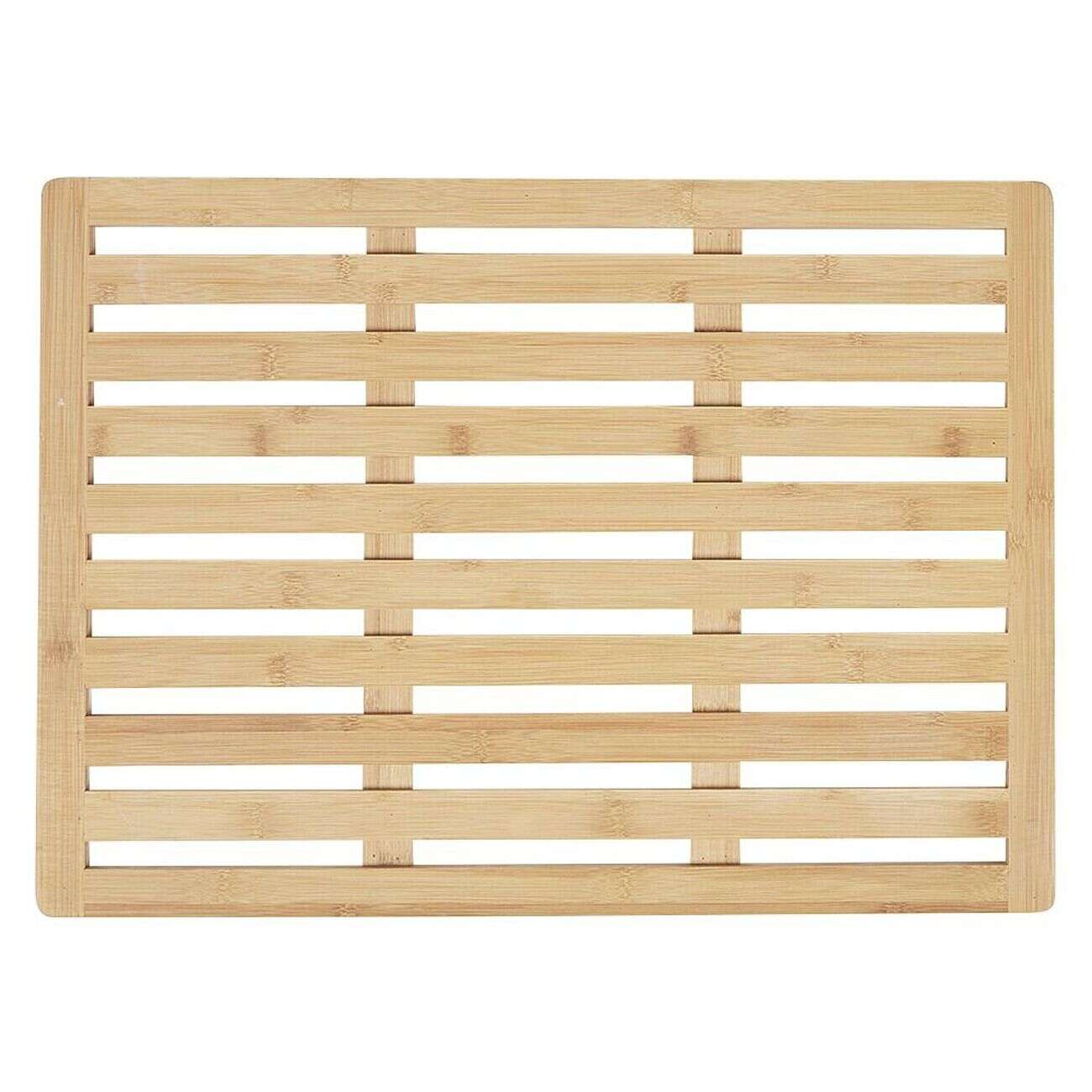 Caillebotis de salle de bain en bambou