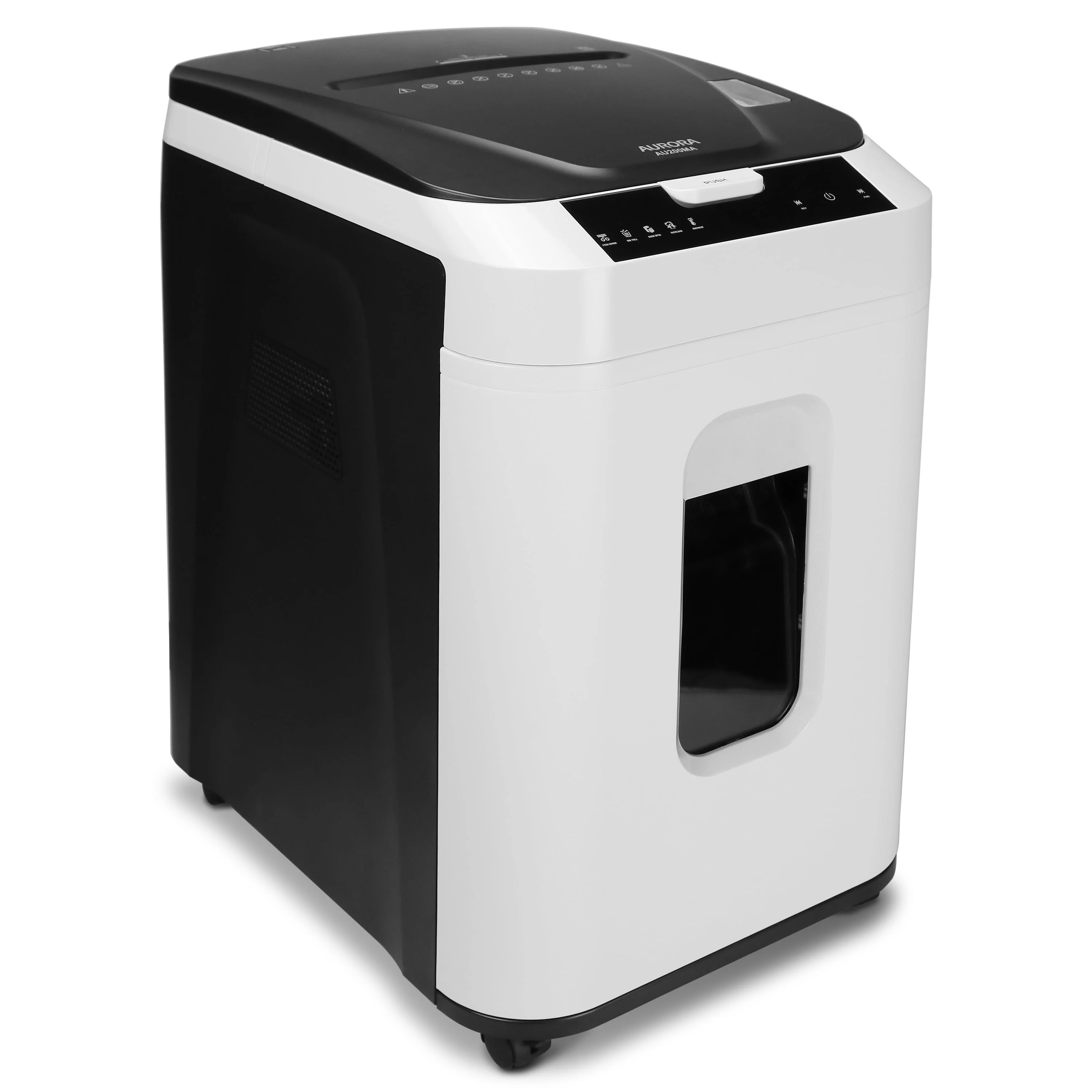 GB Commercial Grade 200 Sheet Auto Feed Micro Cut Paper Shredder with Pullout Basket Image 7