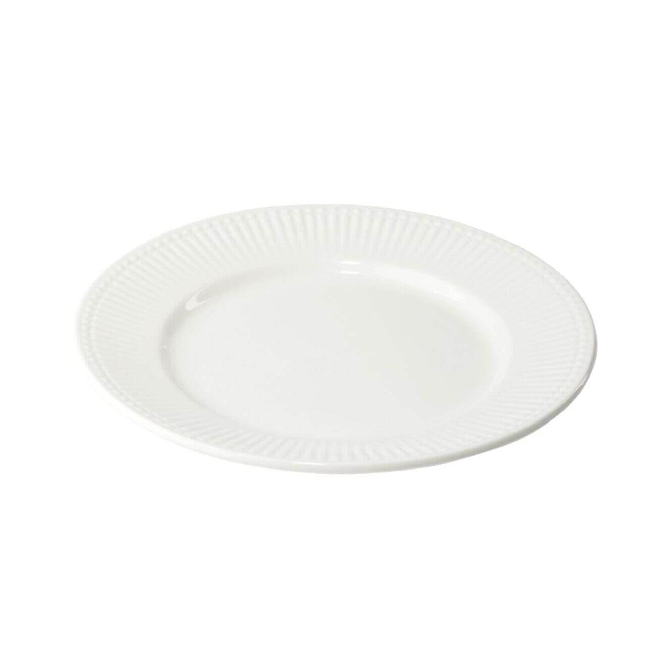 Assiette à dessert Colombe en porcelaine blanche Ø19cm