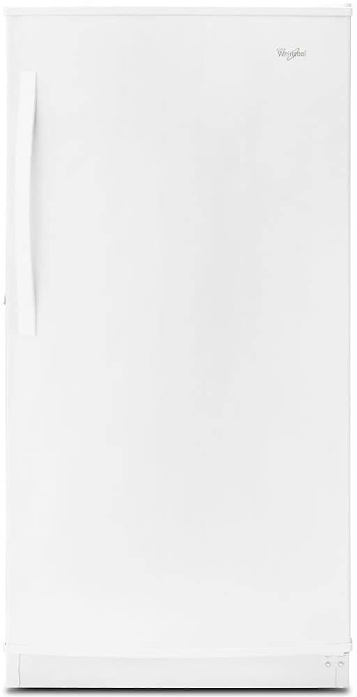 Congélateur vertical Whirlpool 16 pi³ à dégivrage automatique, commandes électroniques, blanc