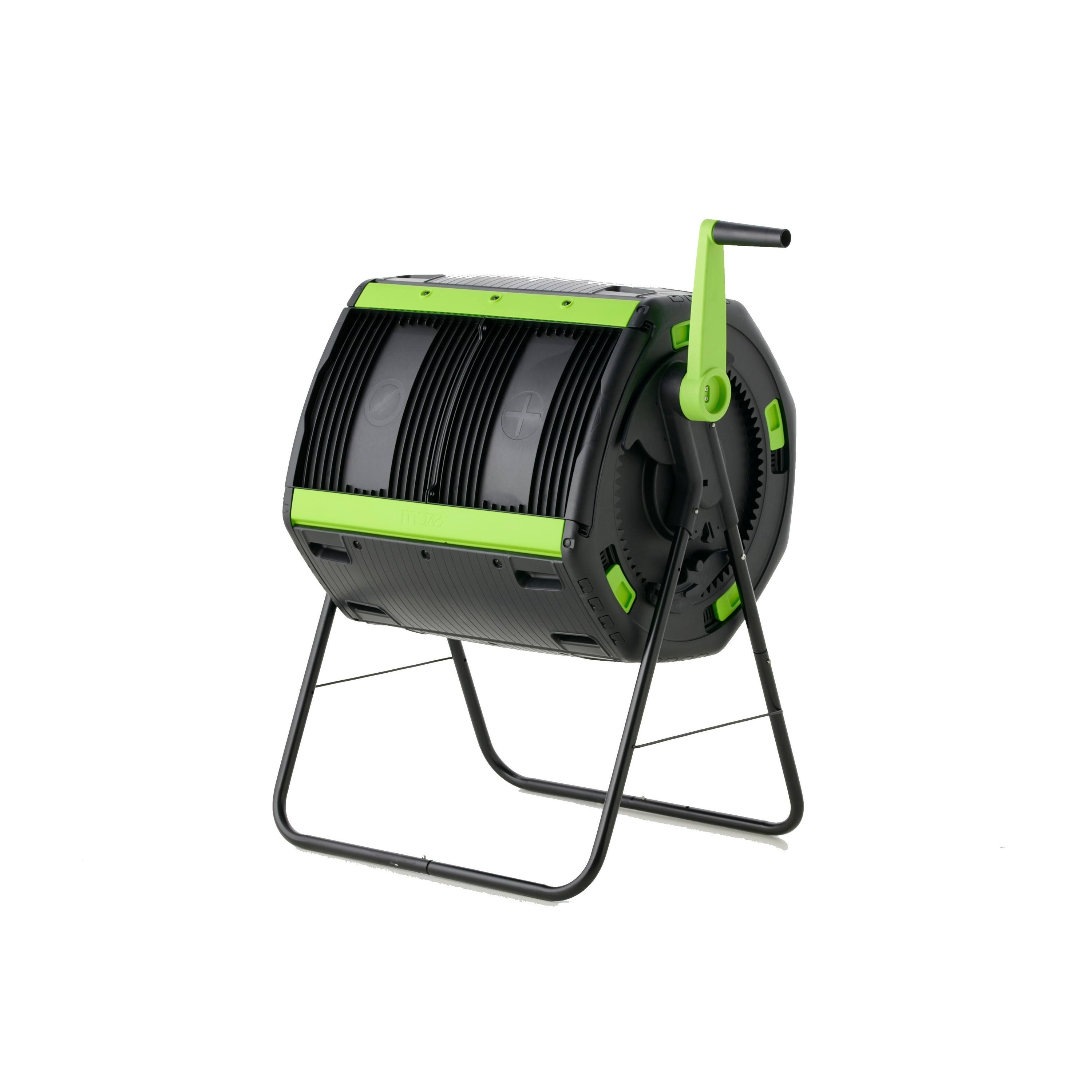 Maze Geared Two Compartment Compost Tumbler, RSI-MCT-D180