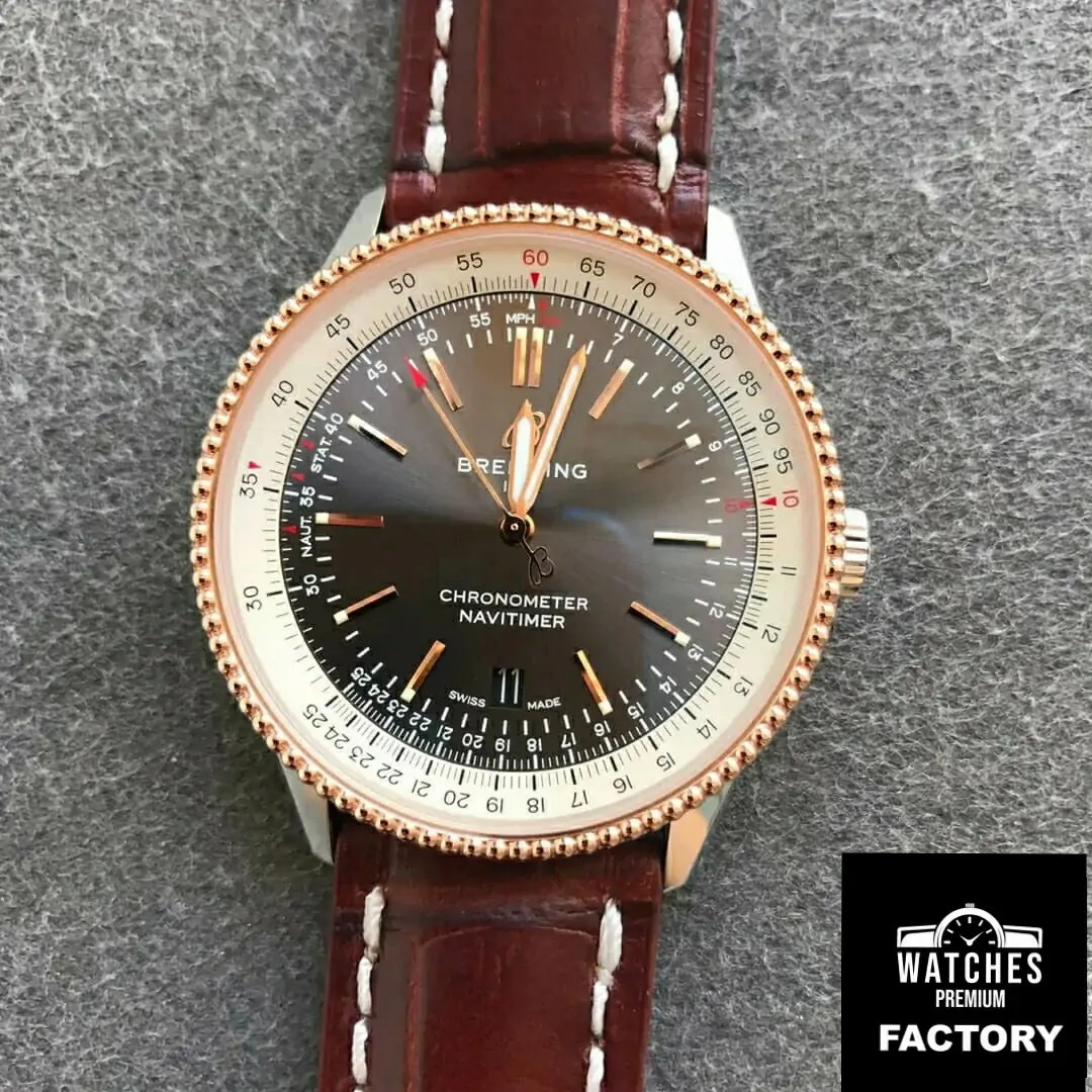 Breitling Navitimer 1 U17326211M1P2 V7 Factory Brown Strap