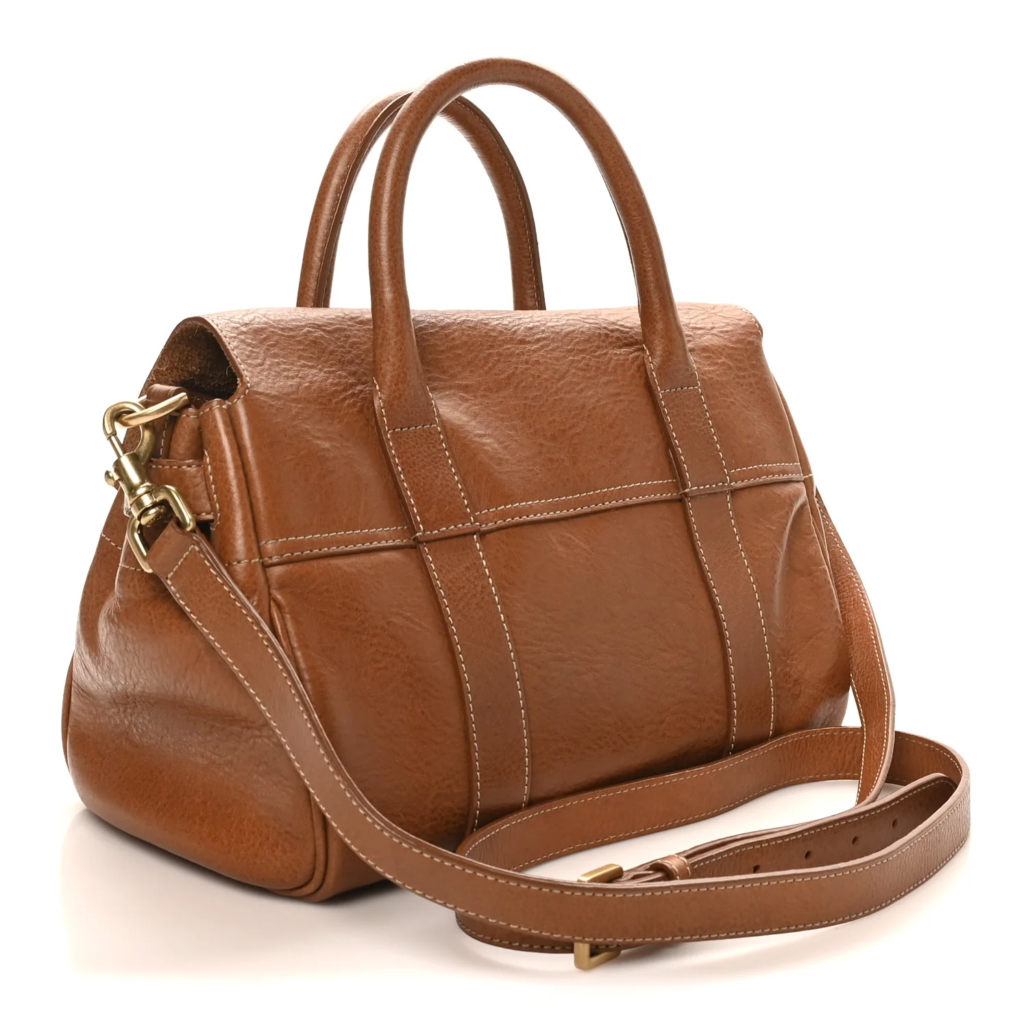 Natural Leather Small Bayswater Oak