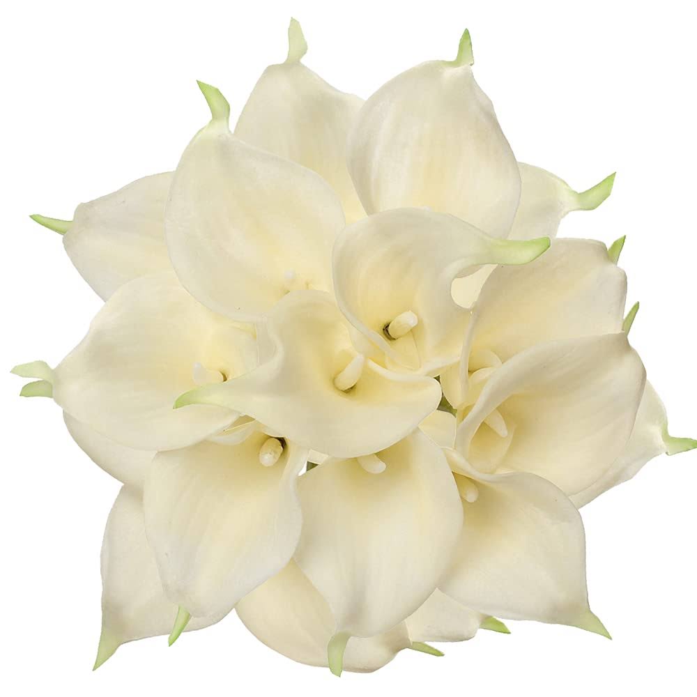 Calla Lily Artificial Flowers Real Touch Flowers Fake Lily Fake Flowers for Decoration Calla Lillies Artificial Spring Flowers Tiger Lilly Flowers
