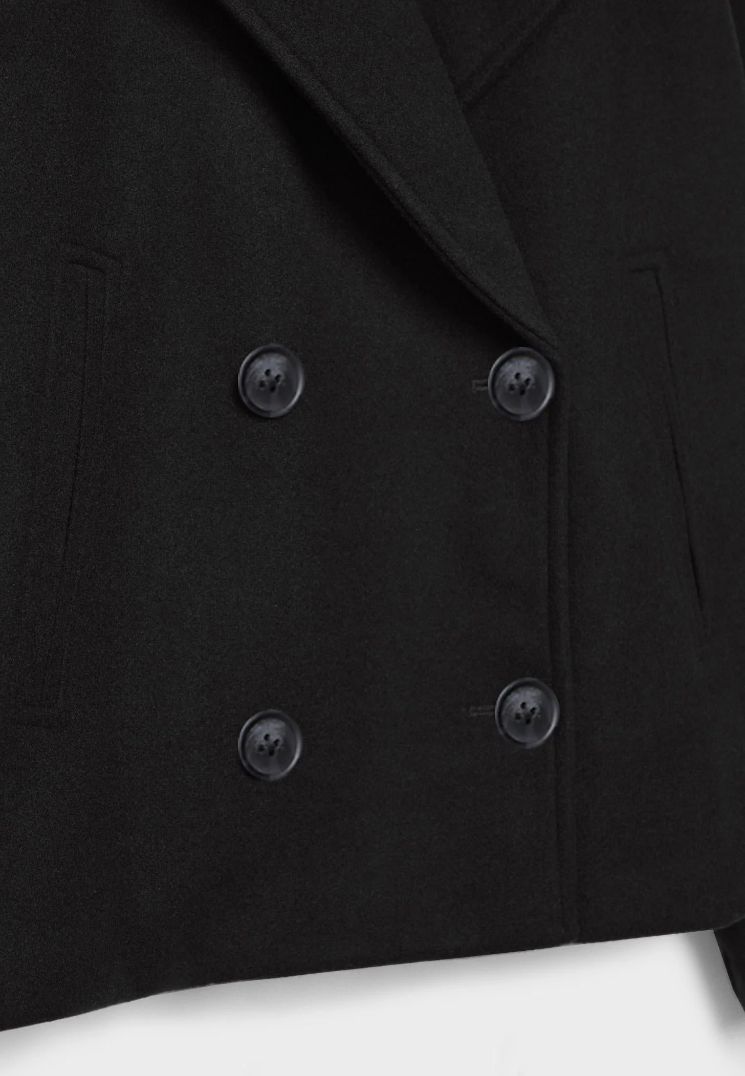 Veste courte chic à double boutonnage