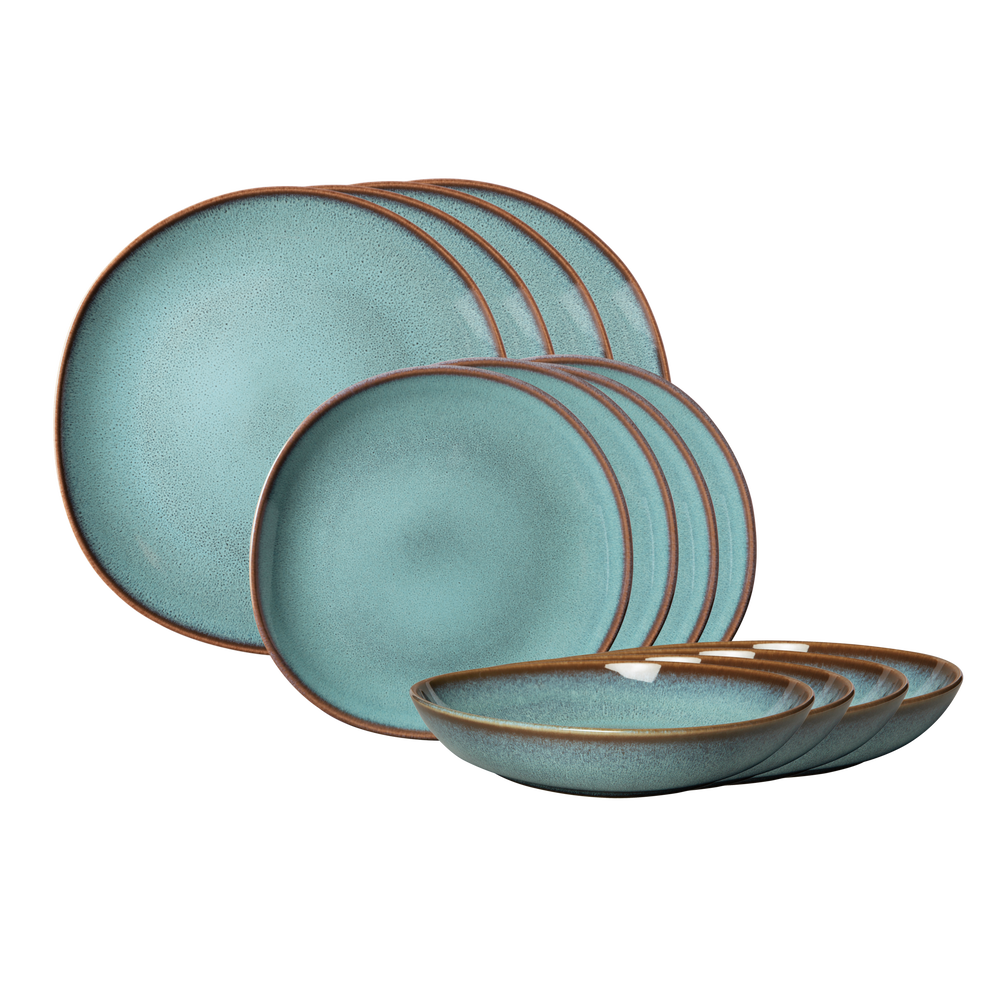 Lave Dinnerware set - Turquoise, stoneware
