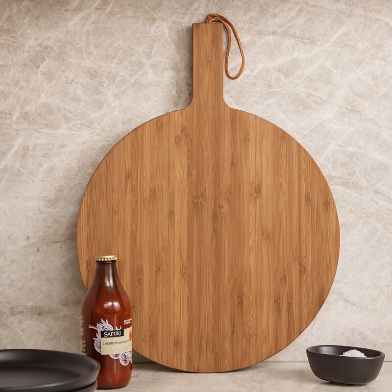 Nordic Kitchen skjærefjøl i tre Ø35 cm bambus