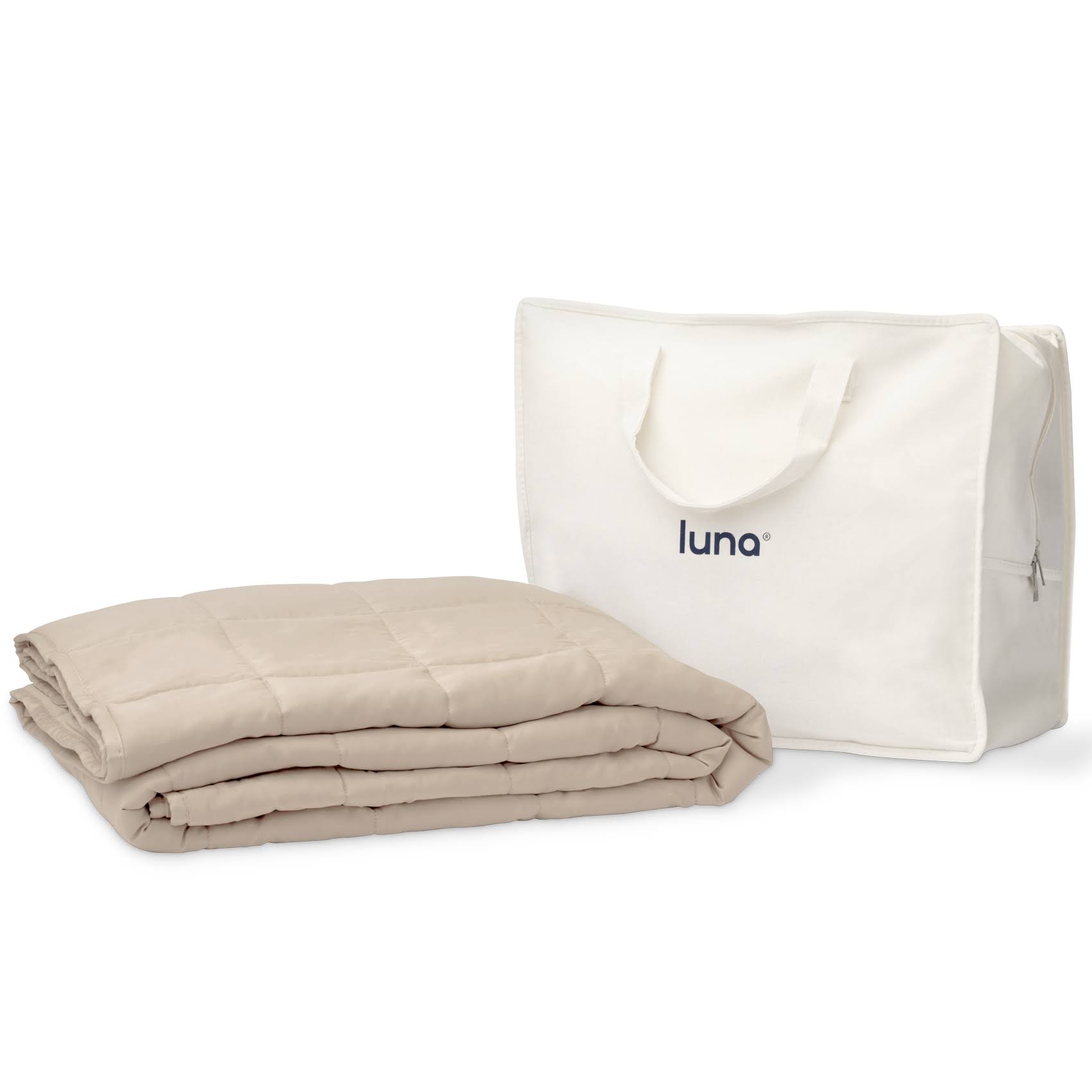 Luna [ Weighted Blanket for Adults Cooling Silky Bamboo] 100% Lyocell Premium Quality | Breathable All Season Cooling Blanket [20lbs - Queen - 60