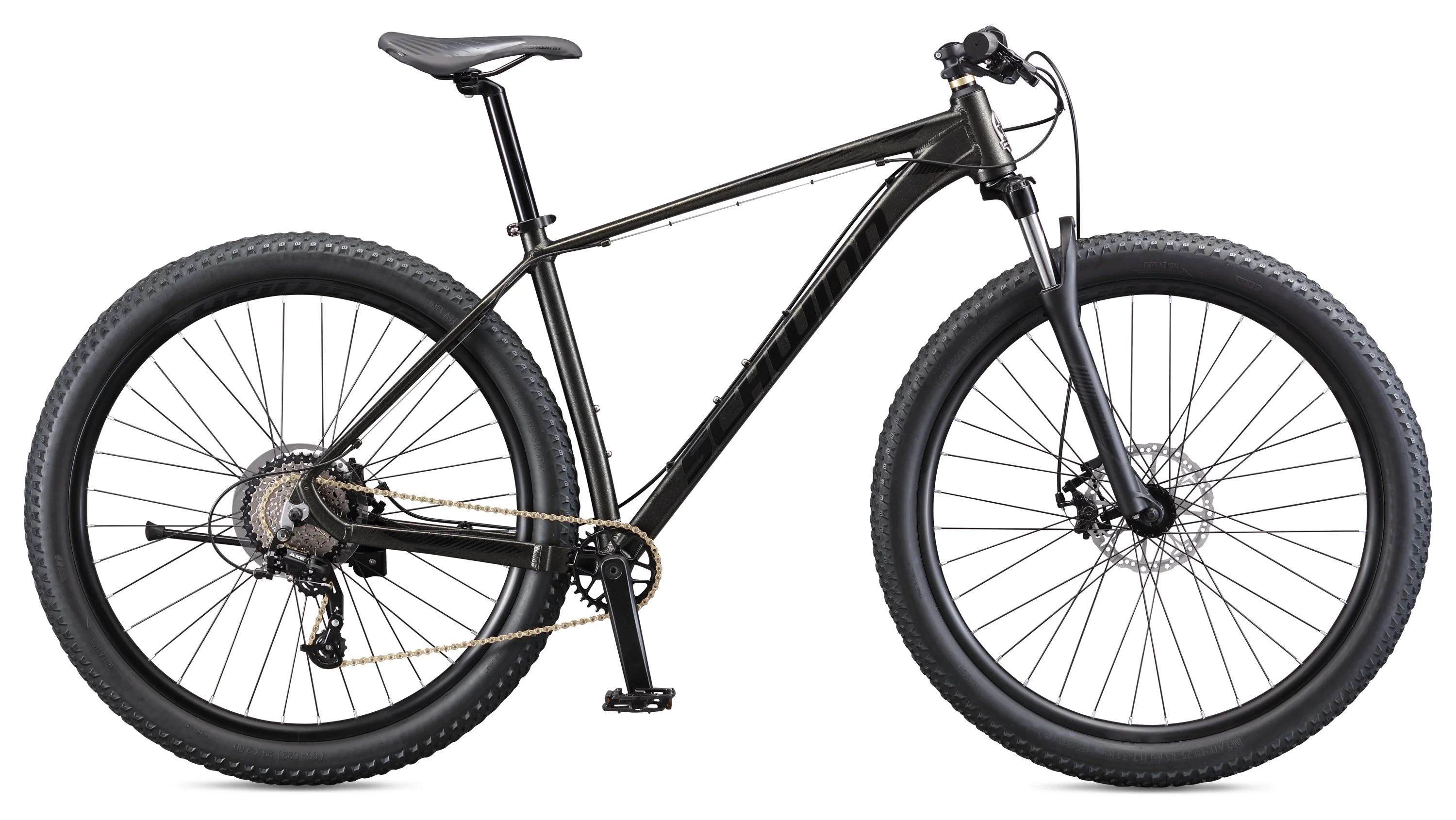 29 in  Axum Mens Mountain Bike, 19 in Frame, 8 Speeds, Black