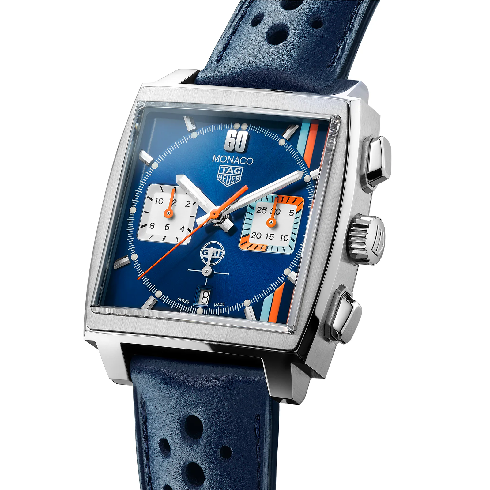 【Super Clone】TAG Heuer Monaco Gulf Special Edition 39mm Mens Watch CBL2115.FC6494