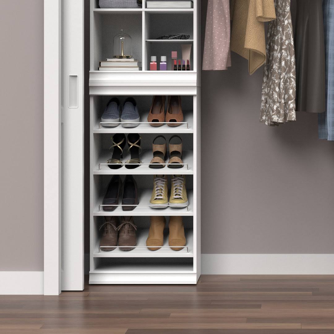 Modular Storage 21.38x22 W Shelving ClosetMaid Finish: White