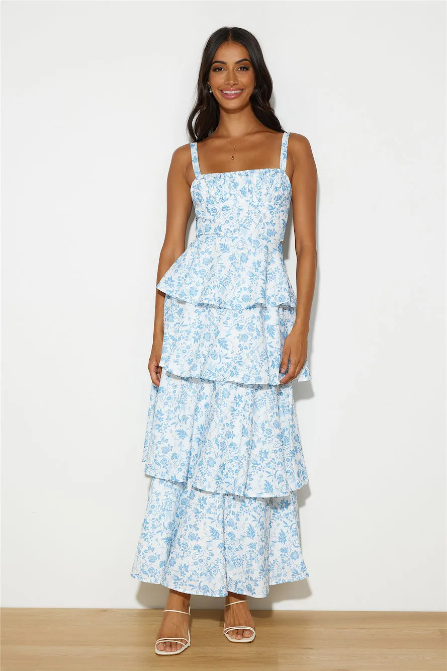 HELLO MOLLY Full Of Fun Maxi Dress Blue