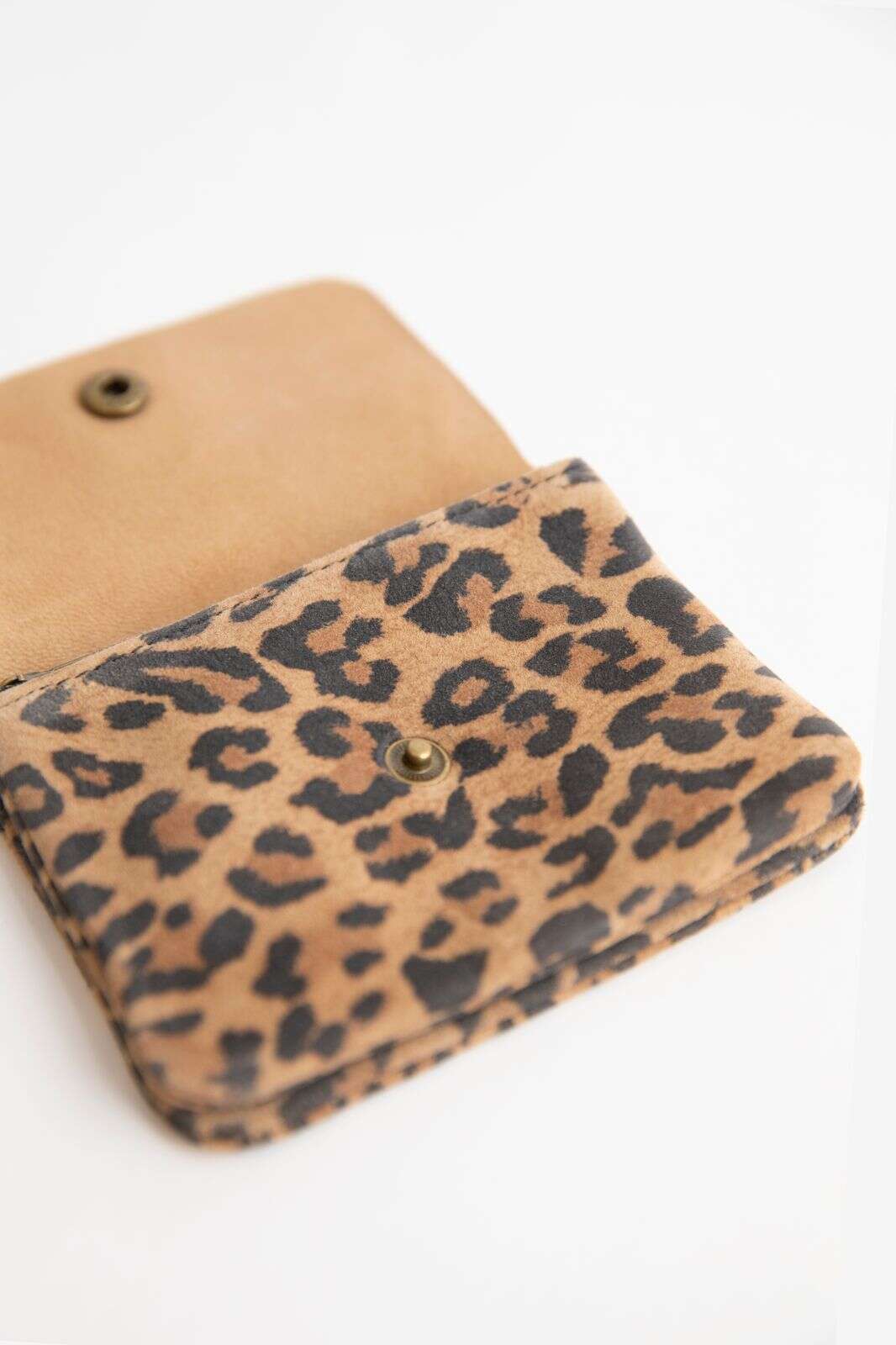 Portemonnee met leopard print