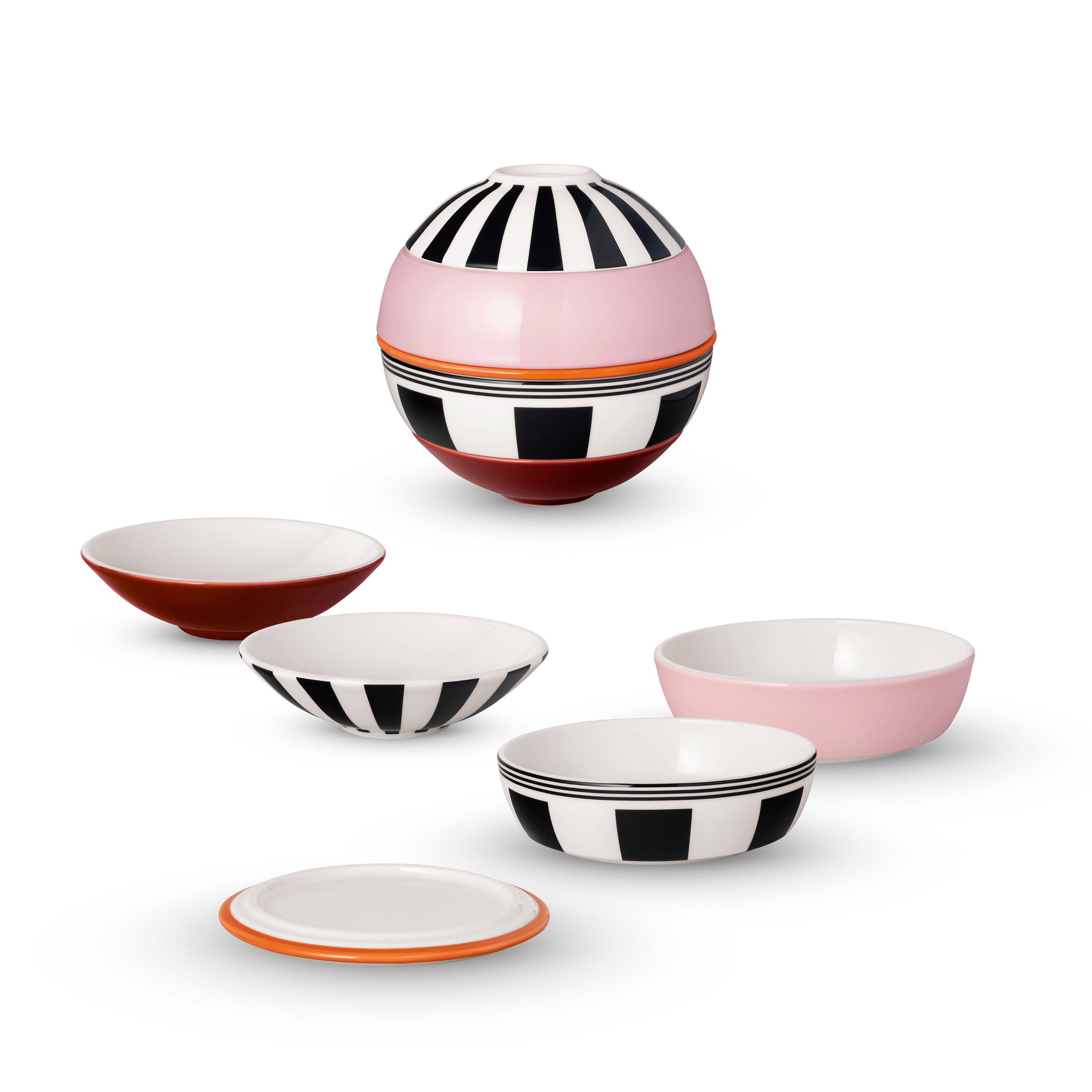 La petite Boule Snacking set - Multi-colored, Premium Porcelain