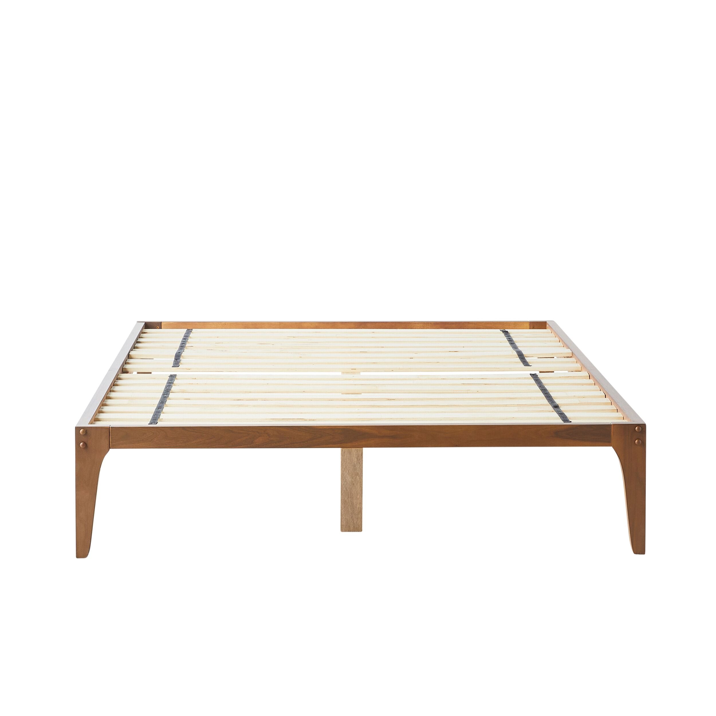 Vincent Double Bed Base Walnut