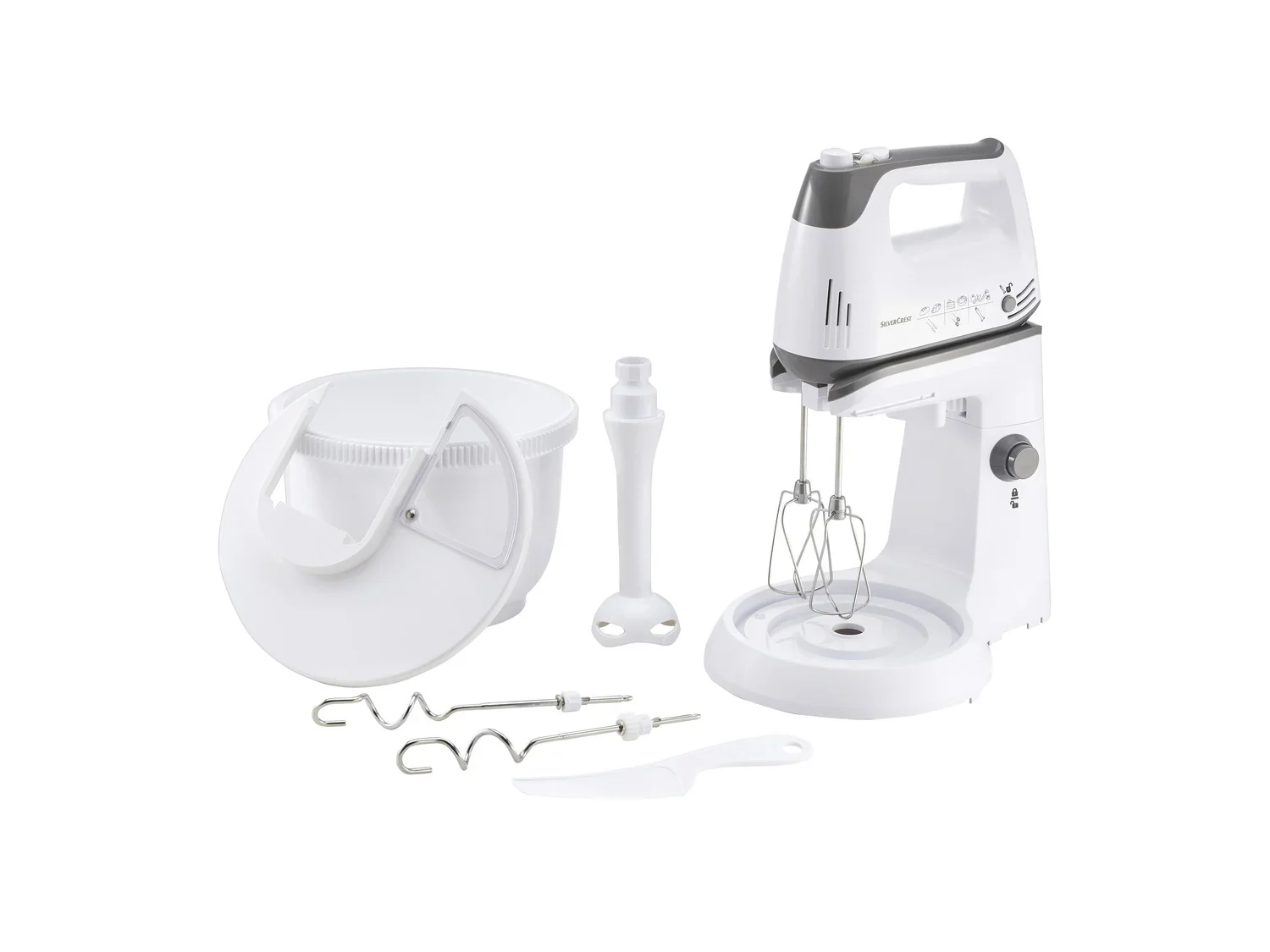 SILVERCREST KITCHEN TOOLS Batteur avec accessoires SHMS 300 D2, 300 W