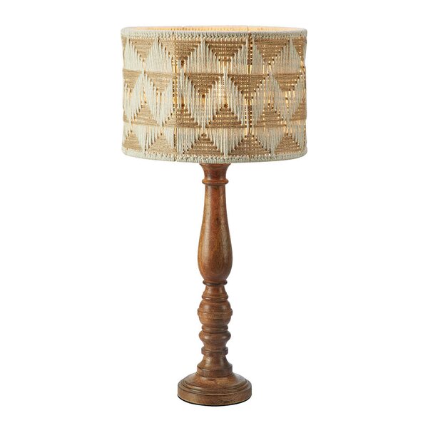Ano bordlampe 62,5 cm beige/brun