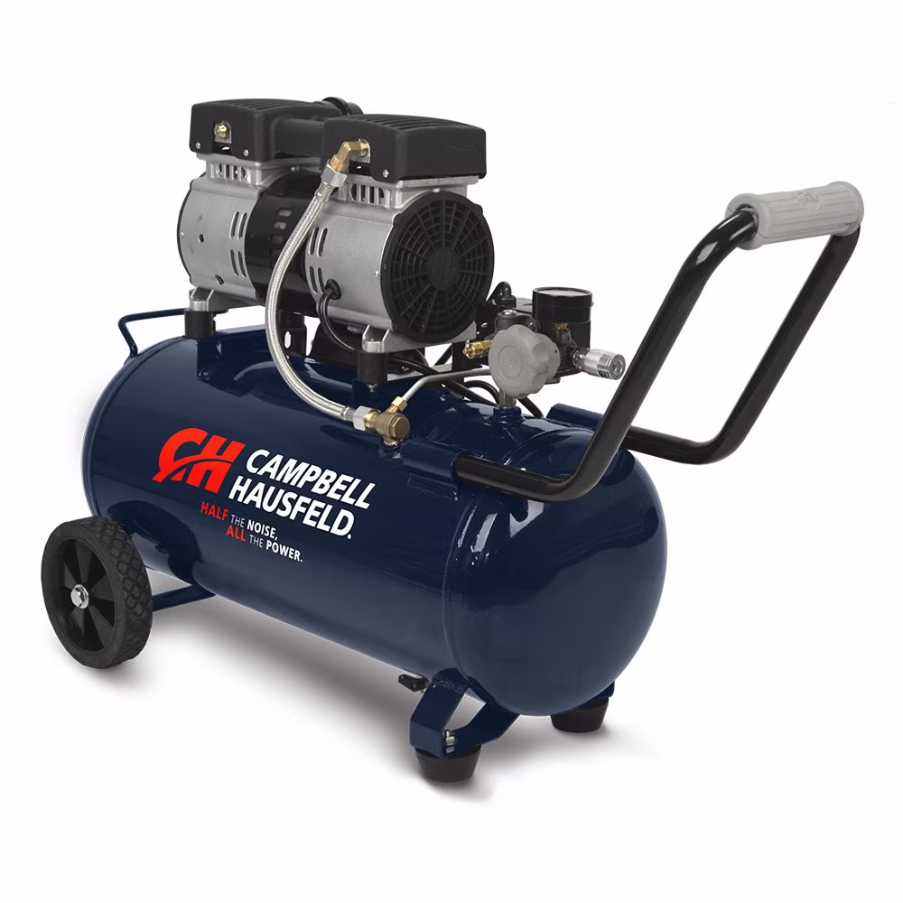 DC080500 Quiet Series 1 HP 8 Gallon Hot Dog Air Compressor