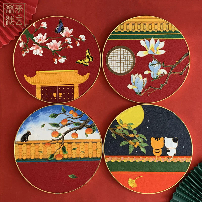 Imperial Palace,Beginner Cloisonné Enamel DIY Kit, with Tutorial& All Tools