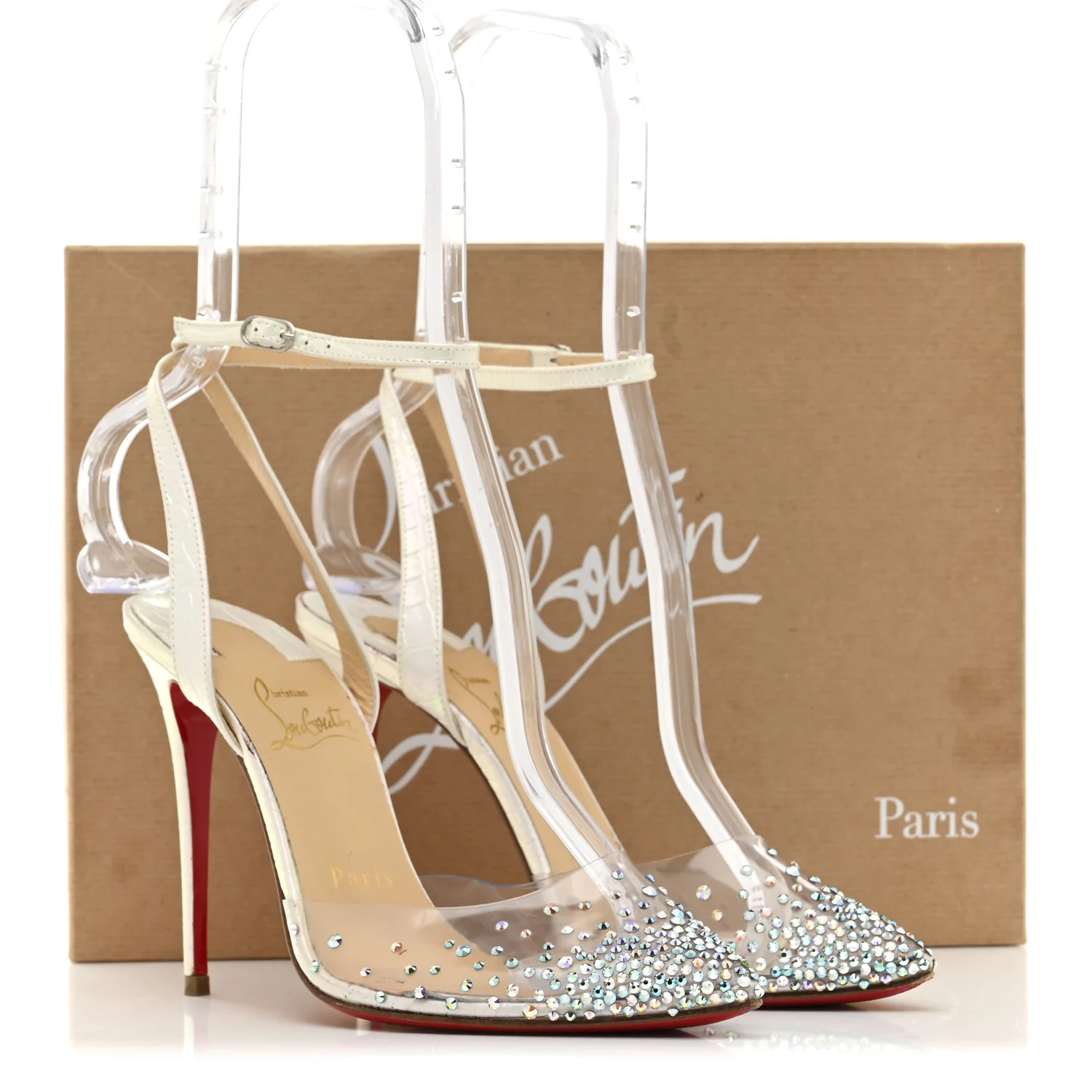 PVC Calf Alicoco Spikaqueen 100 Pumps 36.5 White