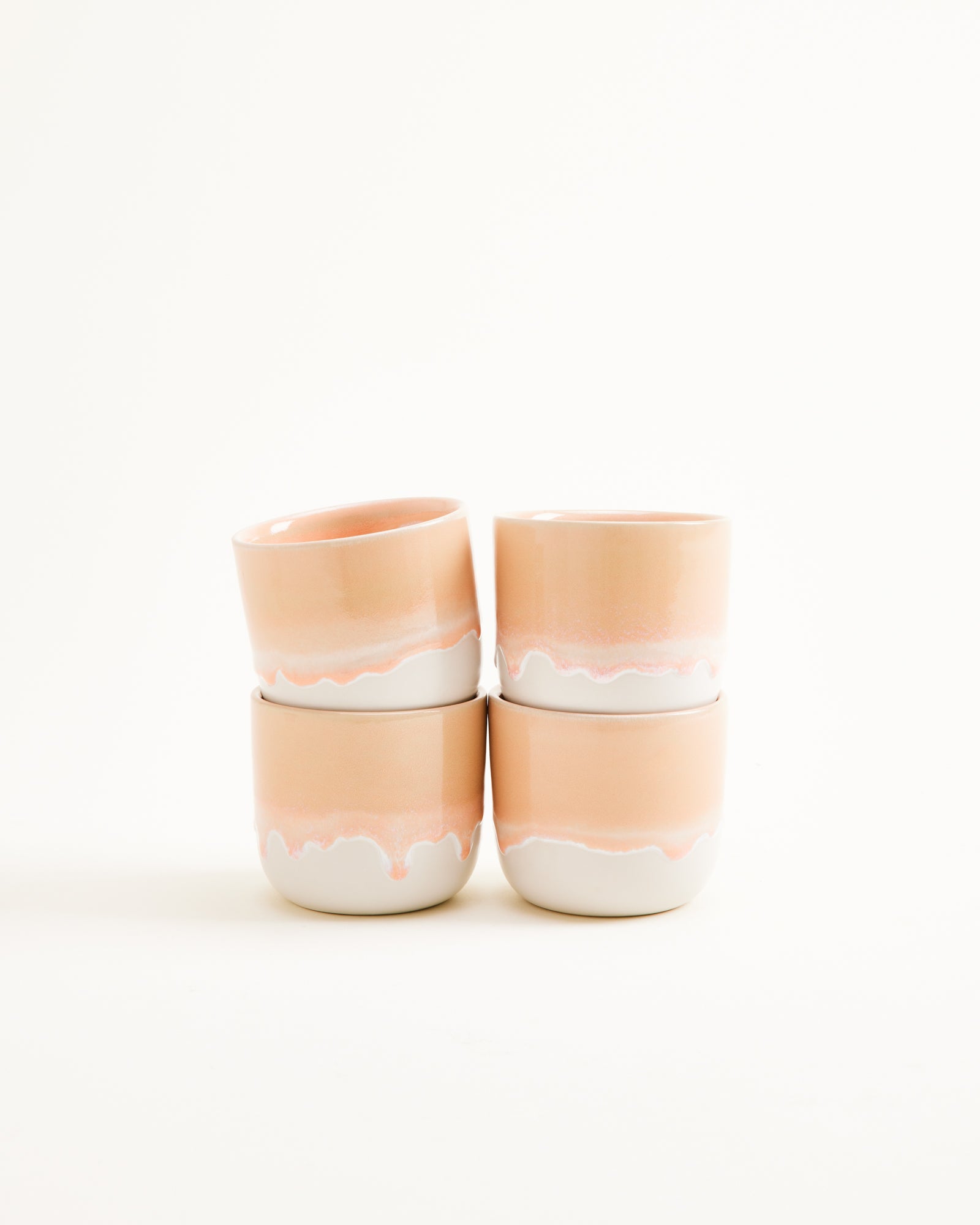 COIMBRA - SMALL CUP APRICOT SET OF 4