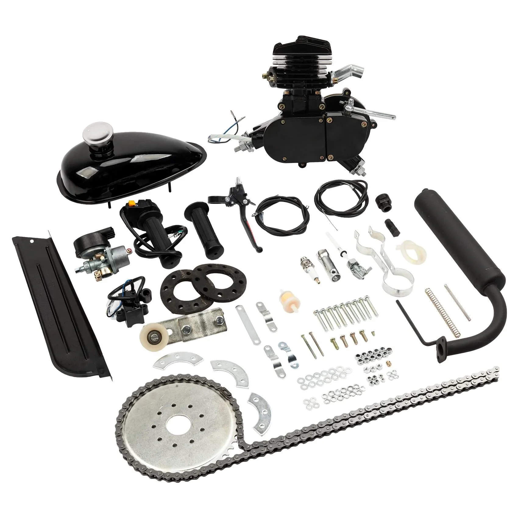 2-Stroke 80cc Motor Gas Engine Kit for Motorized Bicycle Cycle Bike Engine kit