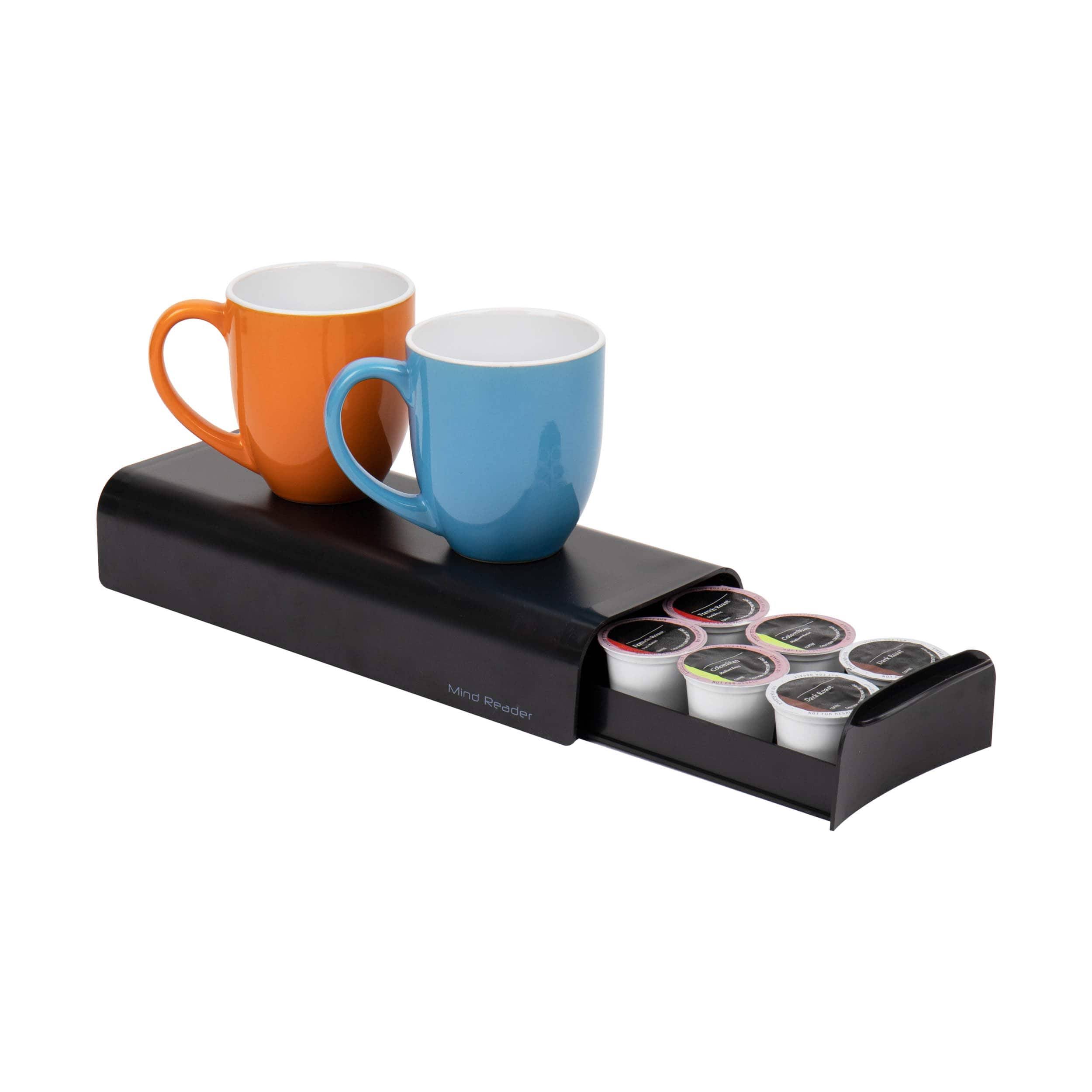 Mind Reader Slim 12-Capsule Coffee Pod Drawer - Black