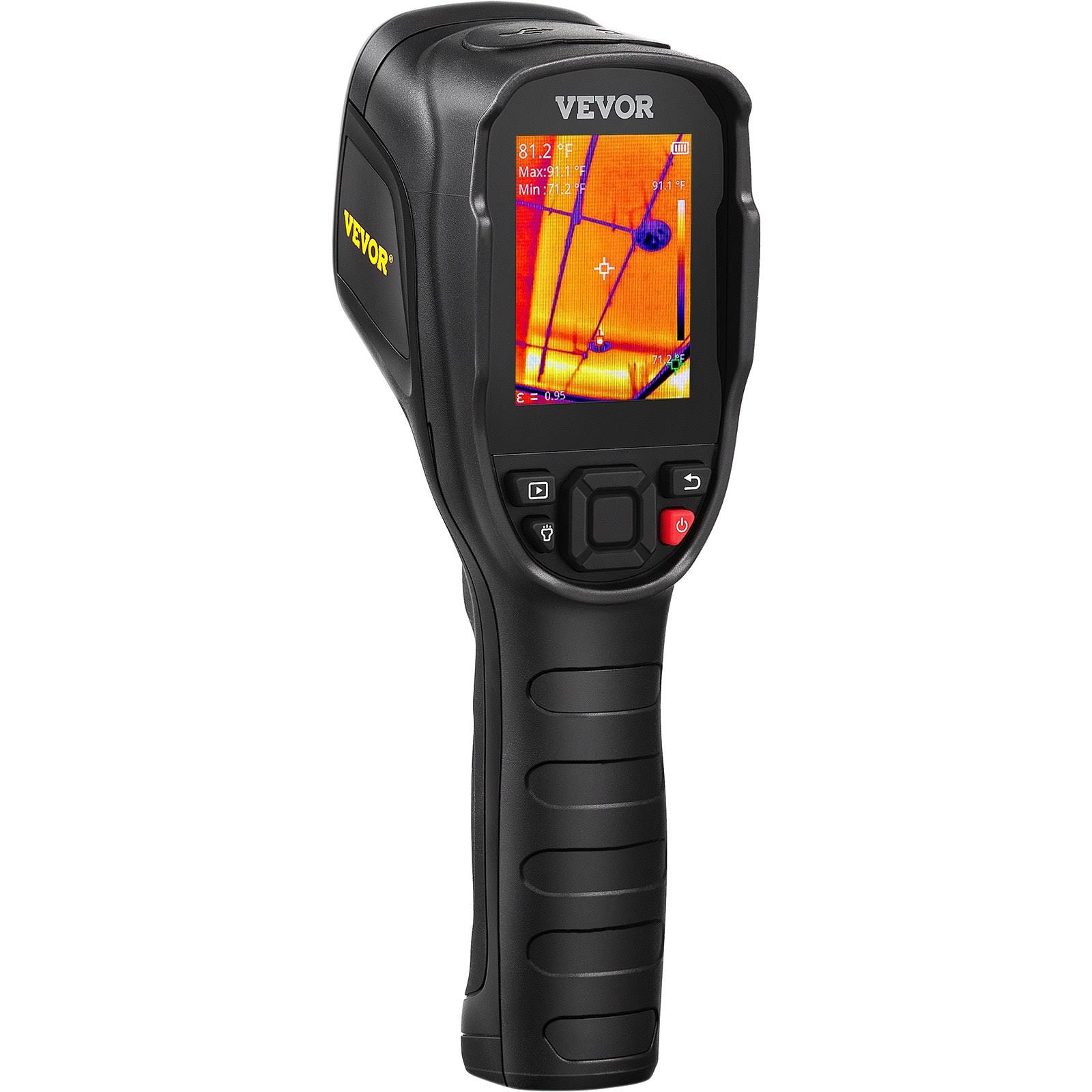 VEVOR Thermal Imaging Camera 240x180 IR Resolution (43200 Pixels) 20Hz Refresh Rate Infrared Camera with -4��F~662��F Temperature Range 16g Built-In SD