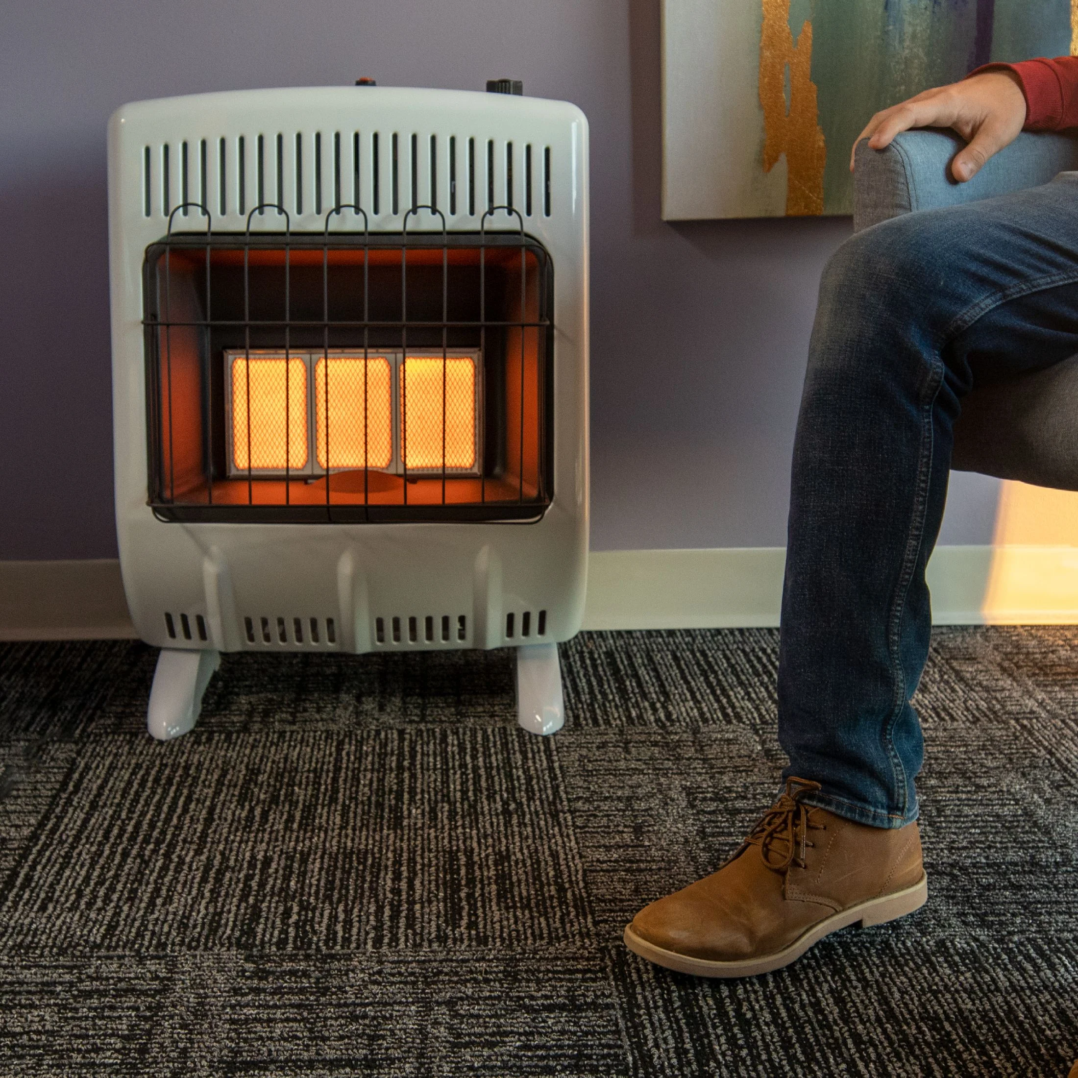 Mr. Heater 20000 BTU Vent Free Radiant Natural Gas Heater F299821