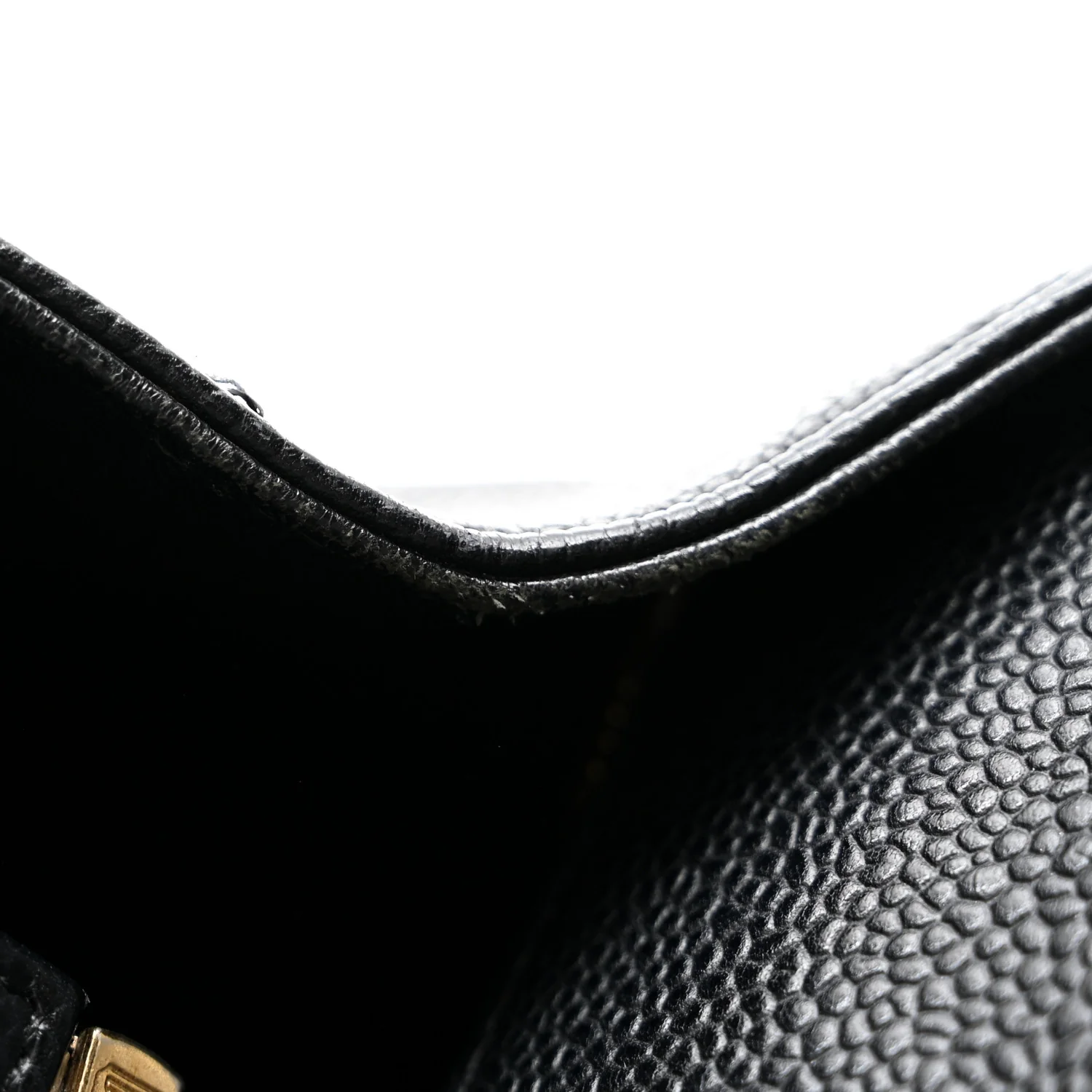 Caviar Quilted Petit Timeless Tote PTT Black