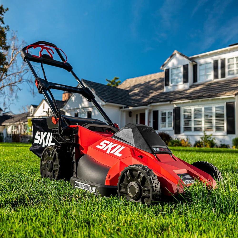 SKIL SM4910 - 10 PWR CORE 40 Brushless 40V Self - Propelled Mower Kit W/5.0ah Battery & Charger