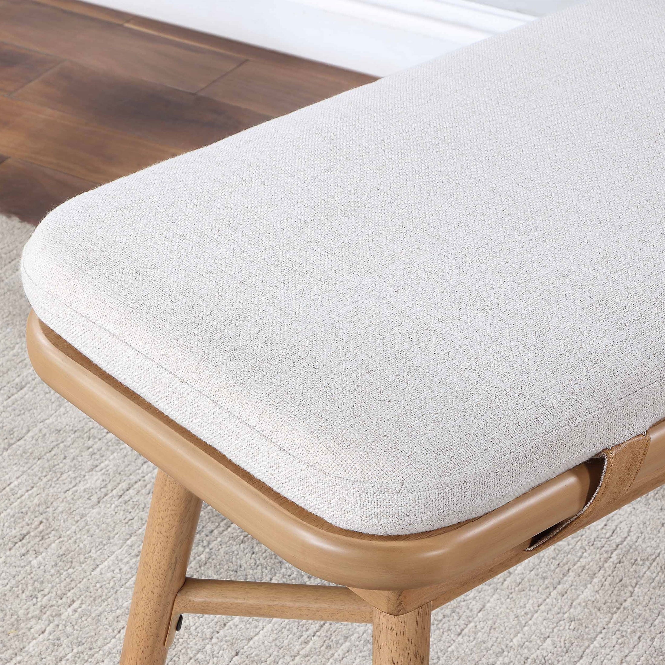 Better Homes & Gardens Springwood Dining Bench, Natural Finish