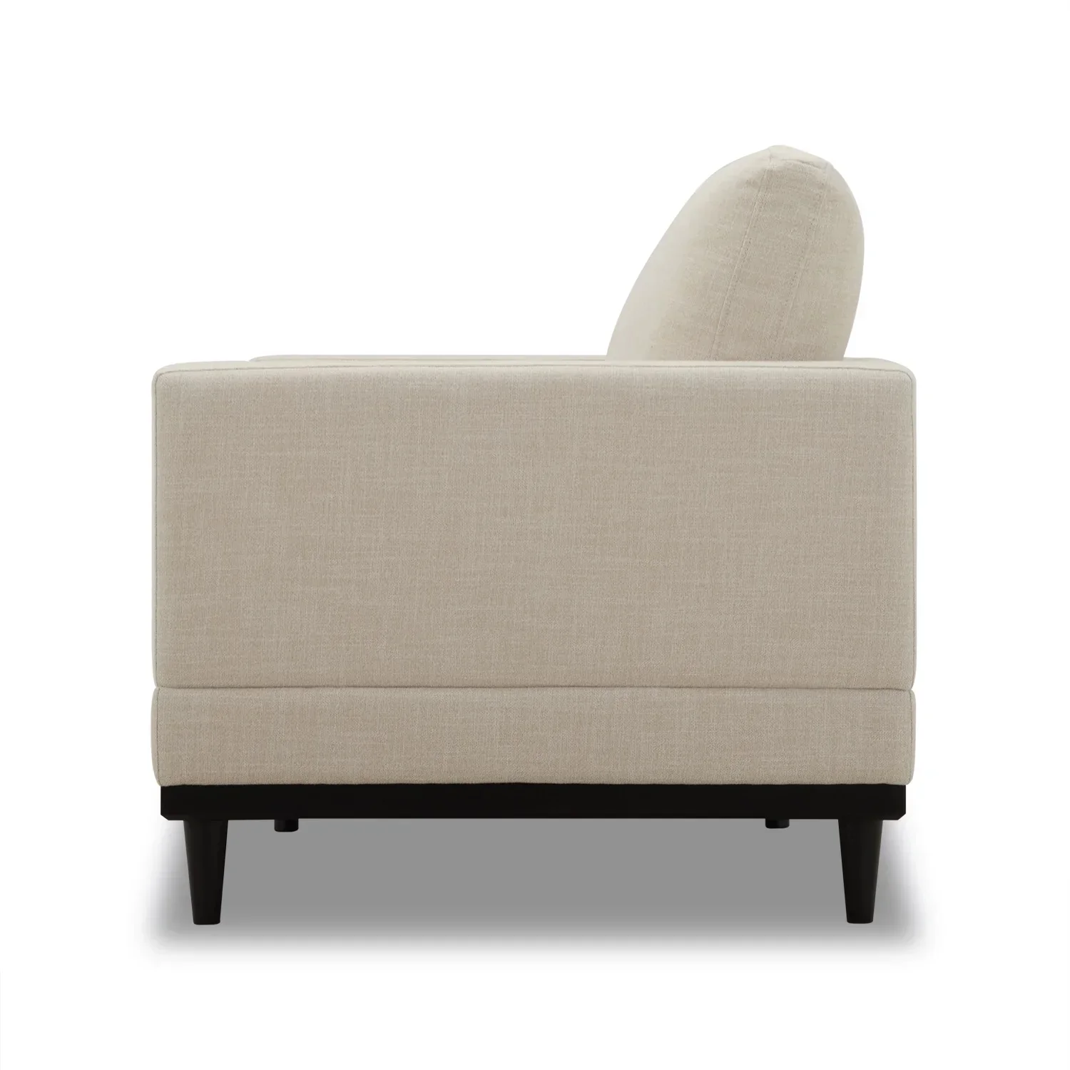 Better Homes & Gardens Springwood Wood Frame 83.46 Couch, Beige Velvet