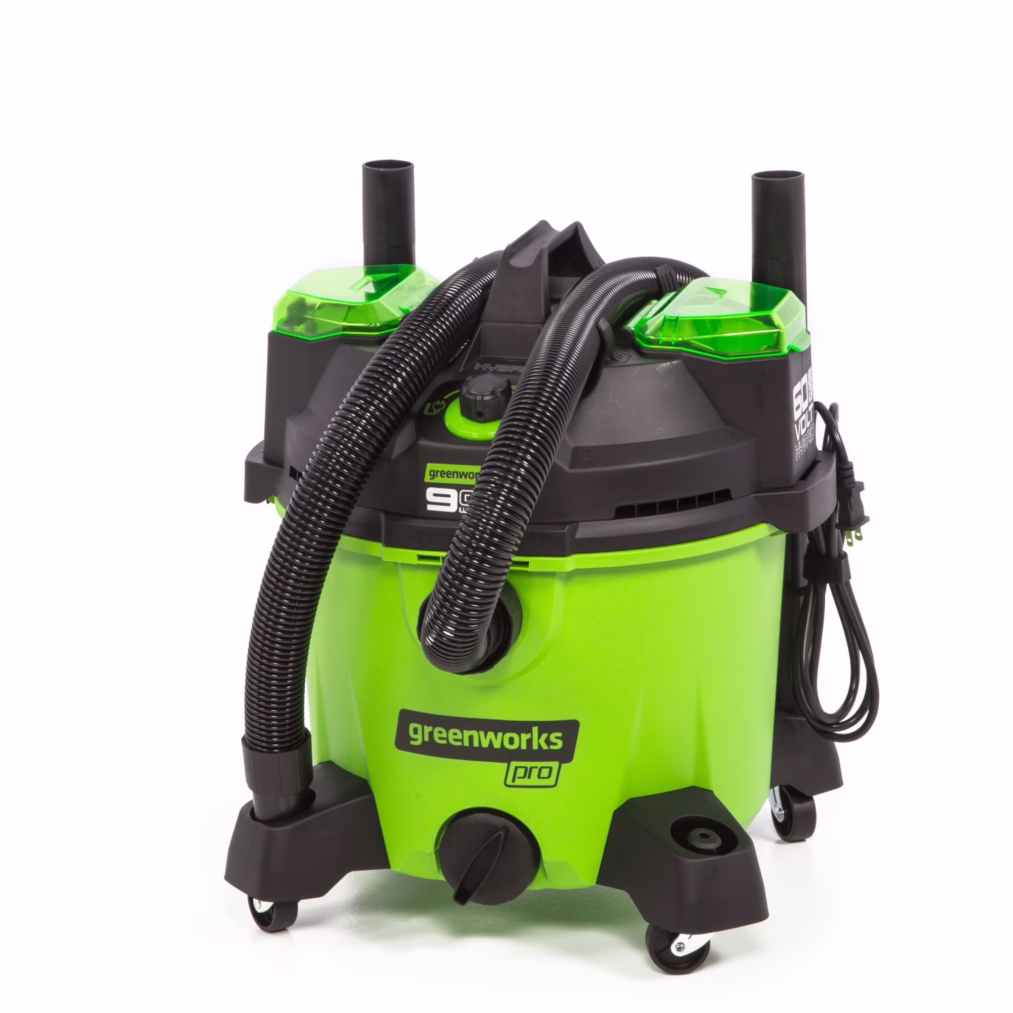 Greenworks 60V 9-Gallon AC/DC Wet / Dry Vacuum (Tool Only)