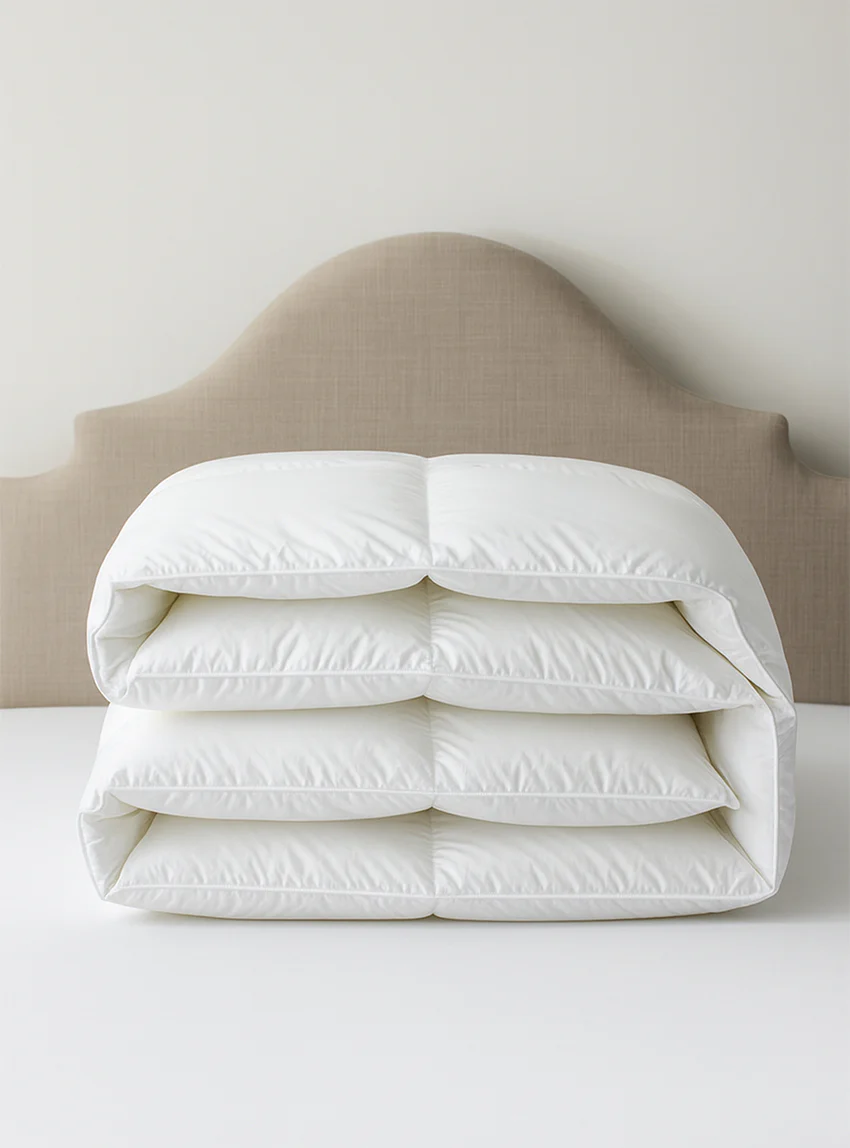 Couette chaude en plumettes de canard blanc
