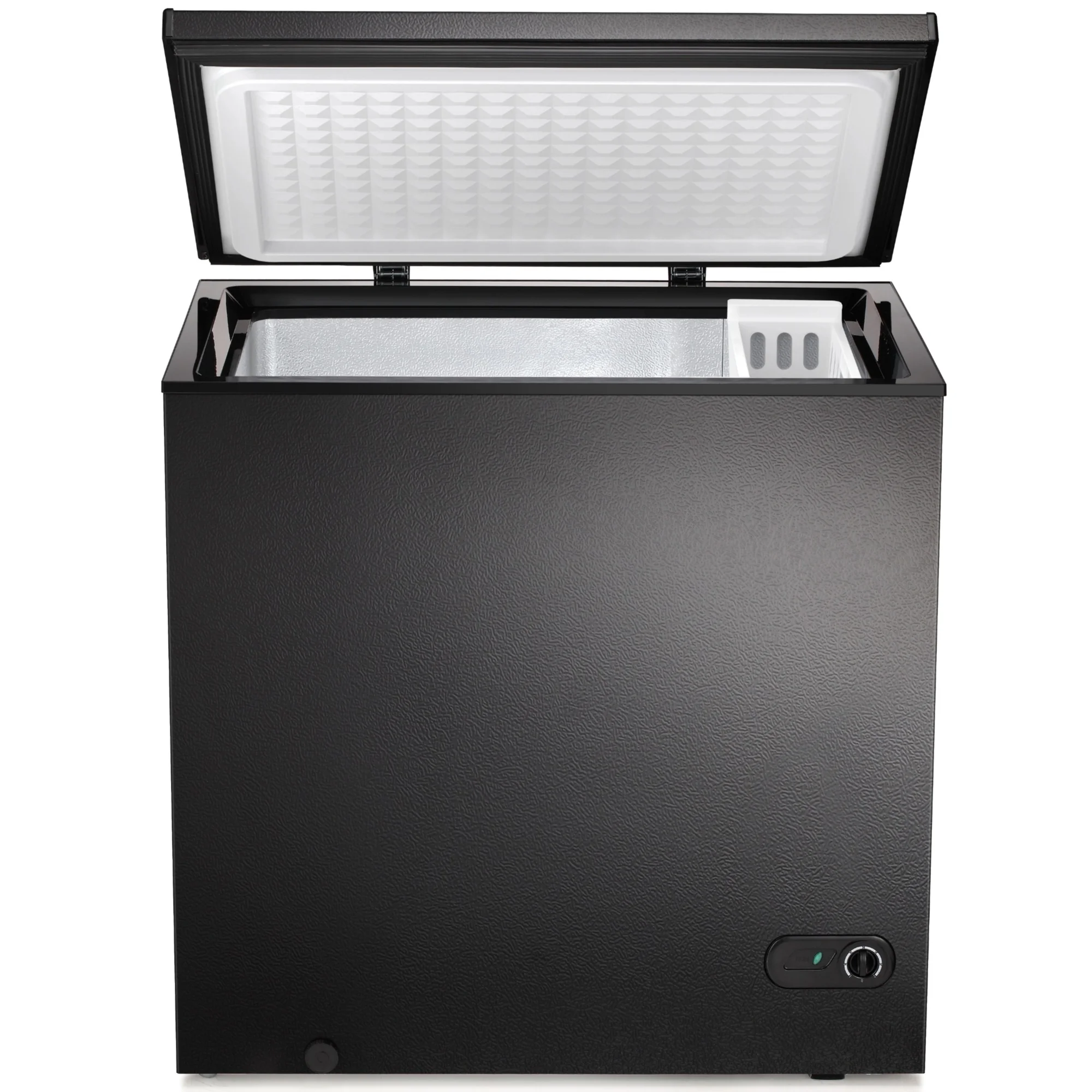 Auseo 8.7 Cu. Ft. Chest Deep Freezer with Adjustable Temperature, Free Standing Top Open Door Compact Freezer with 3 Removable Basket for Kitchen, Home, Bar, Garage, Office