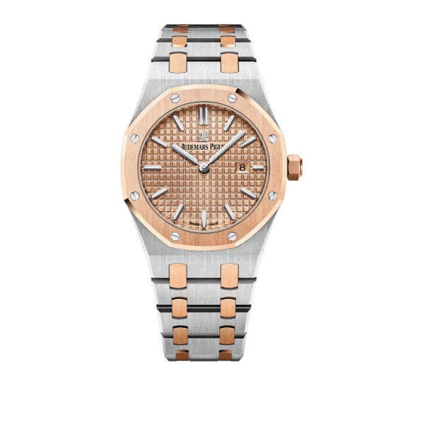 【Super Clone】Audemars Piguet Royal Oak Quartz Rose dial, 33mm 67650SR.OO.1261SR.01