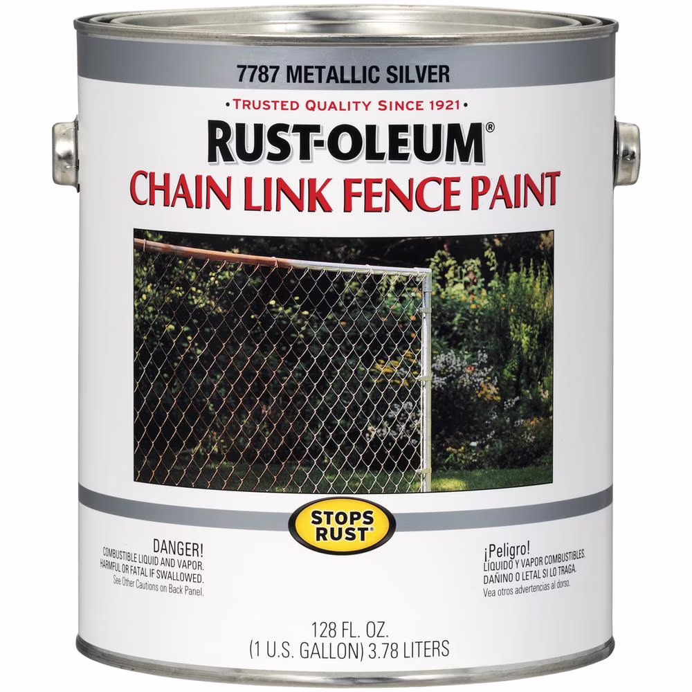 7787-402 Metal Saver Paint 1 Gallon, Metallic Silver