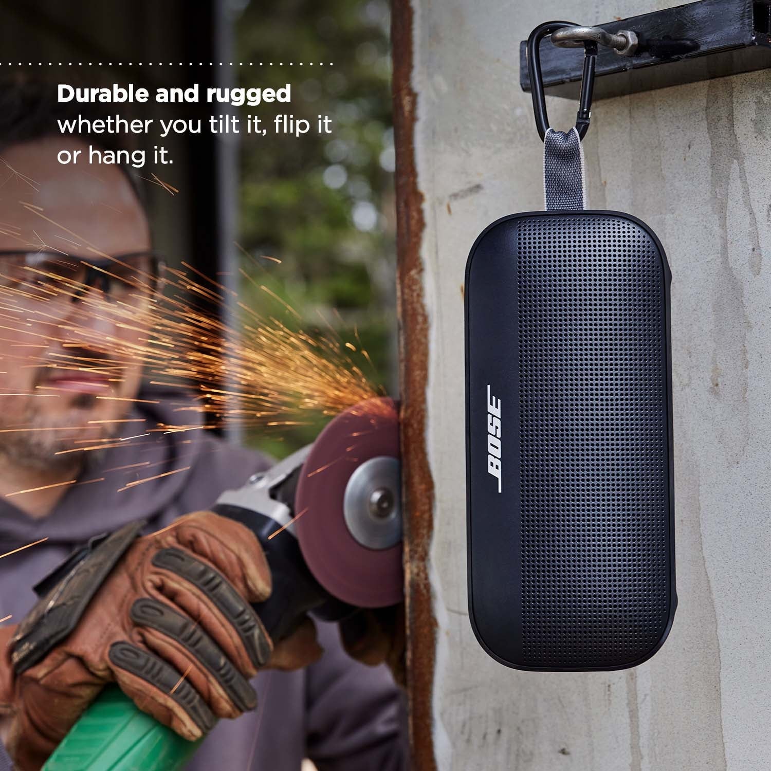 SoundLink Flex Wireless Waterproof Portable Bluetooth Speaker, Black Image 8