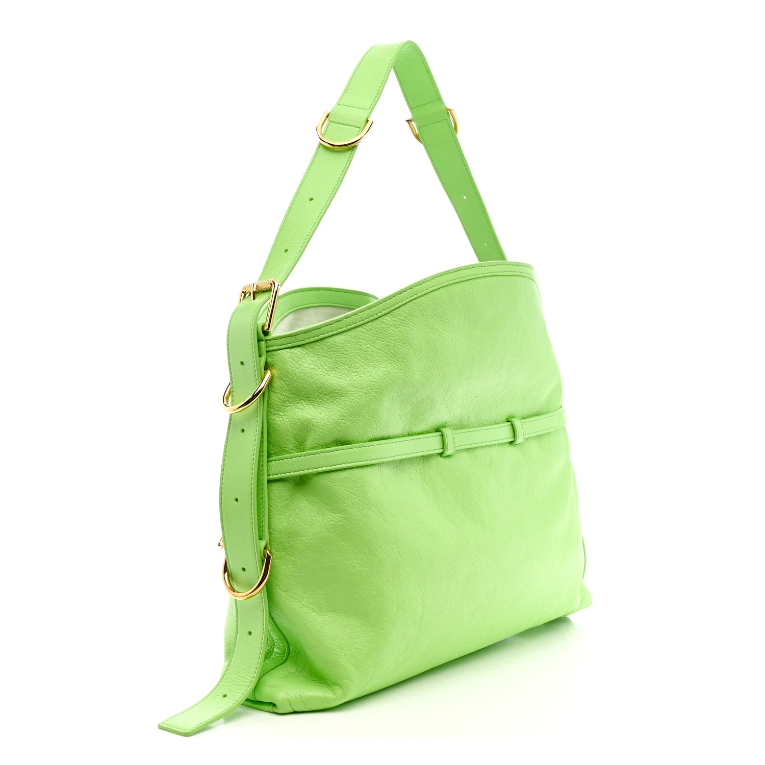 Calfskin Medium Voyou Bag Green