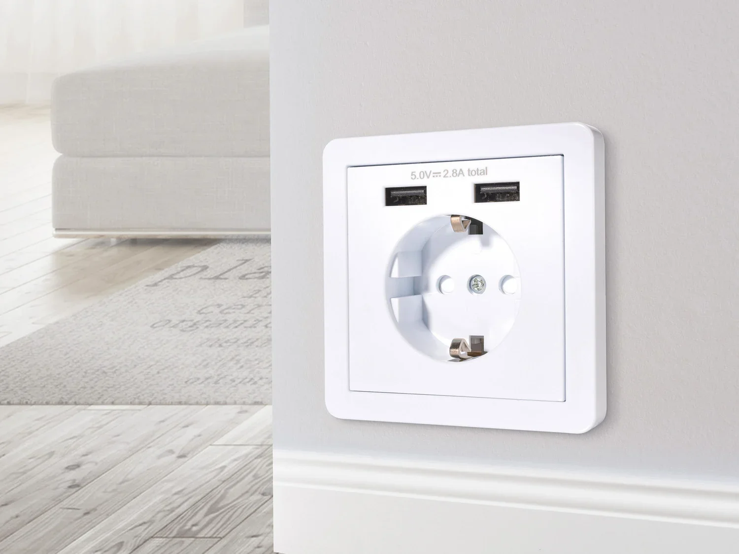 SILVERCREST Prise murale USB SSUSB 2 A1, 16 A