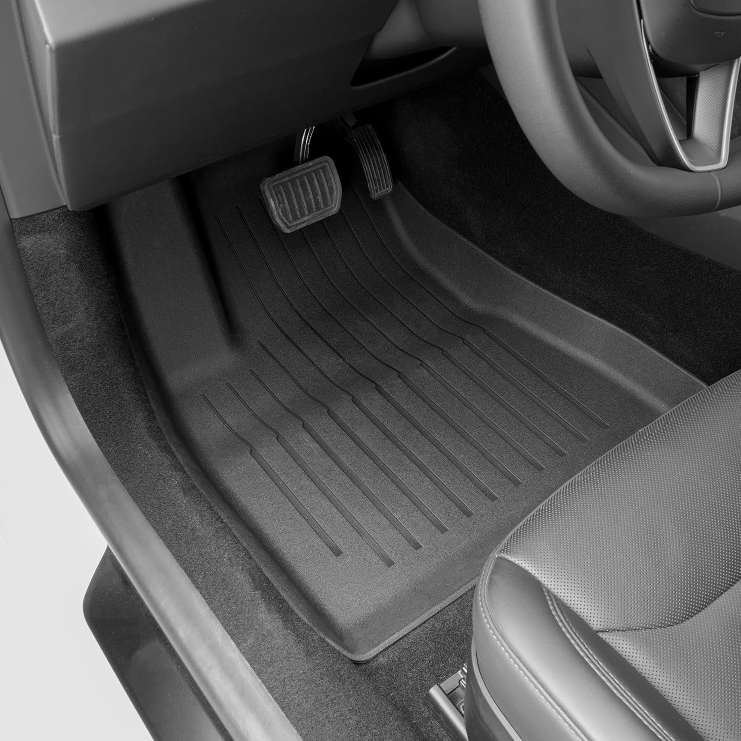 Tesla Model 3 Floor Mats 2024 2025 All-Weather Floor Mats Set (6 Pieces) | Custom Fit, Pet Child-Friendly | Model 3 Highland Cargo Liner Rear Cargo Tray Trunk Interior Accessories - Image 2