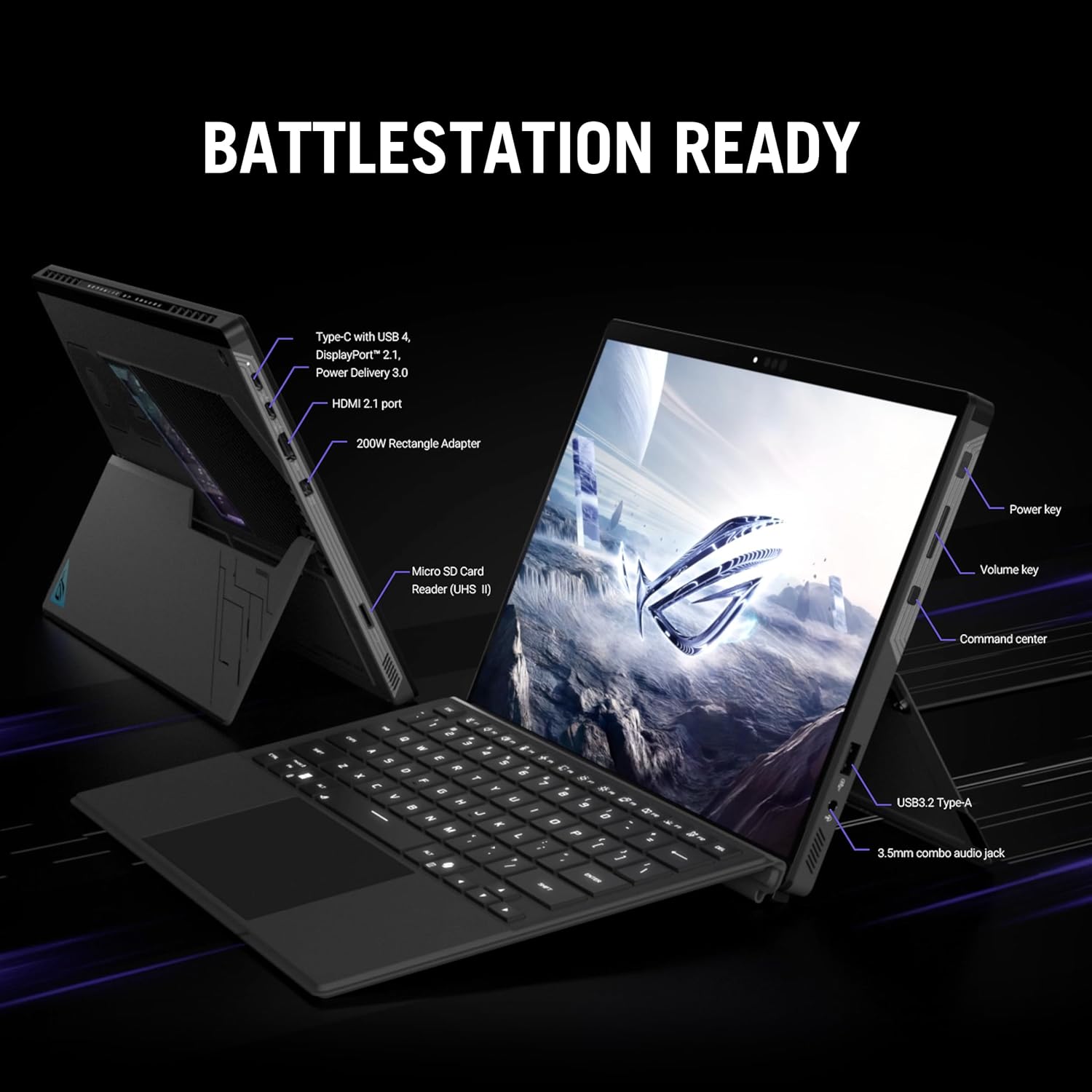 ASUS ROG Flow Z13 (2025) Gaming Laptop  13” ROG Nebula 16:10 2.5K 180Hz/3ms  AMD Ryzen AI MAX+ 395  RDNA 3.5 Graphics  128GB LPDDR5X 8000MHz  1TB PCIe Gen 4 SSD  Wi-Fi 7  Win 11 Pro  GZ302EA-XS99