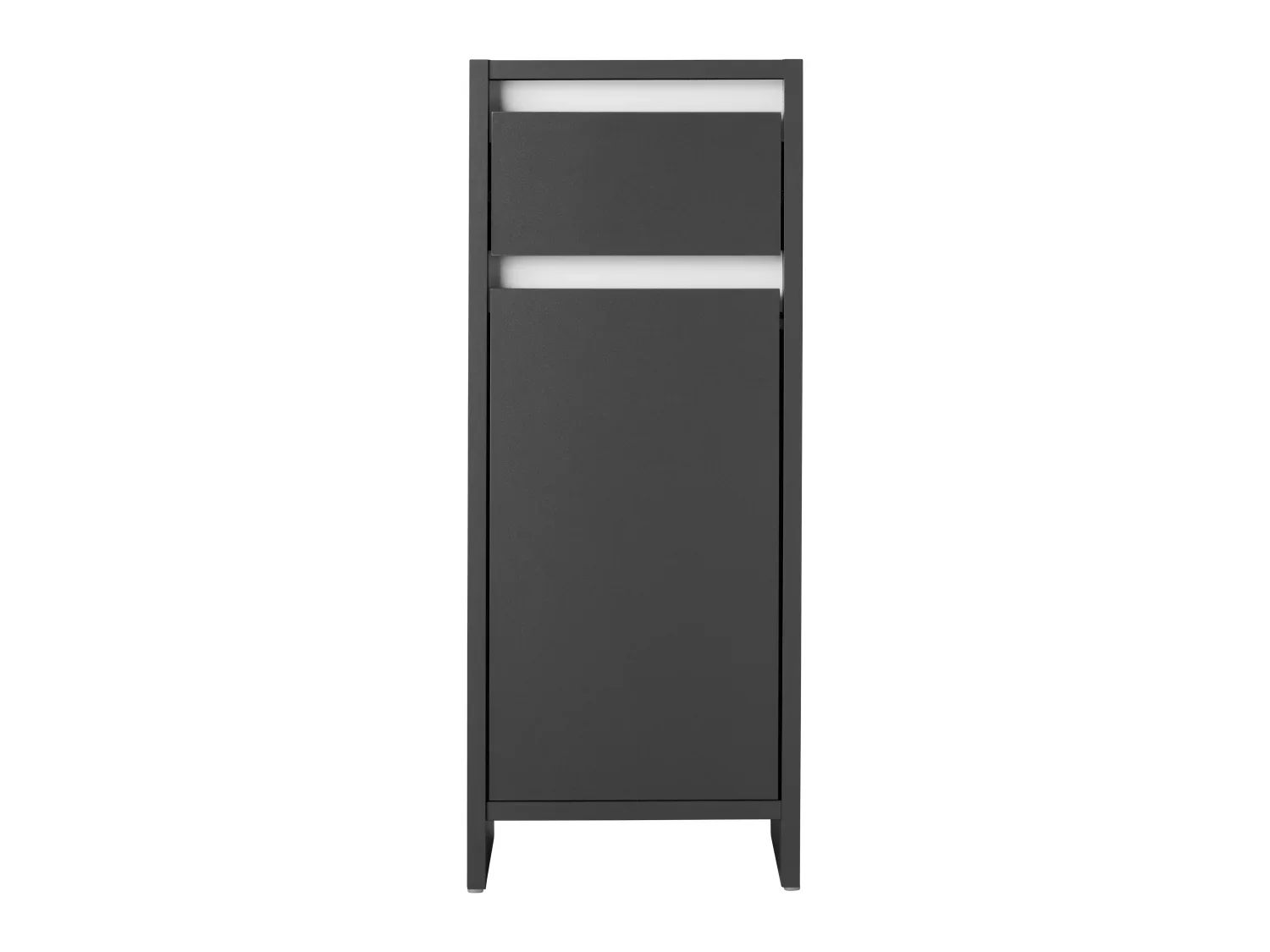 LIVARNO home Armoire latrale de salle de bains Oslo, 32 x 80 x 28 cm, noire