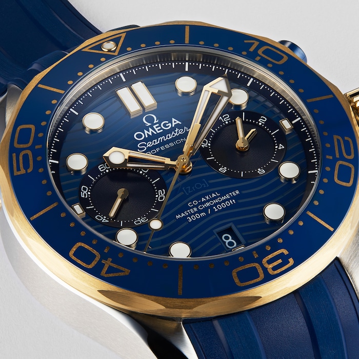 Omega Seamaster Diver Co-Axial Chronograph 44mm Mens Watch O21022445103001 | Watches Of Switzerland US
