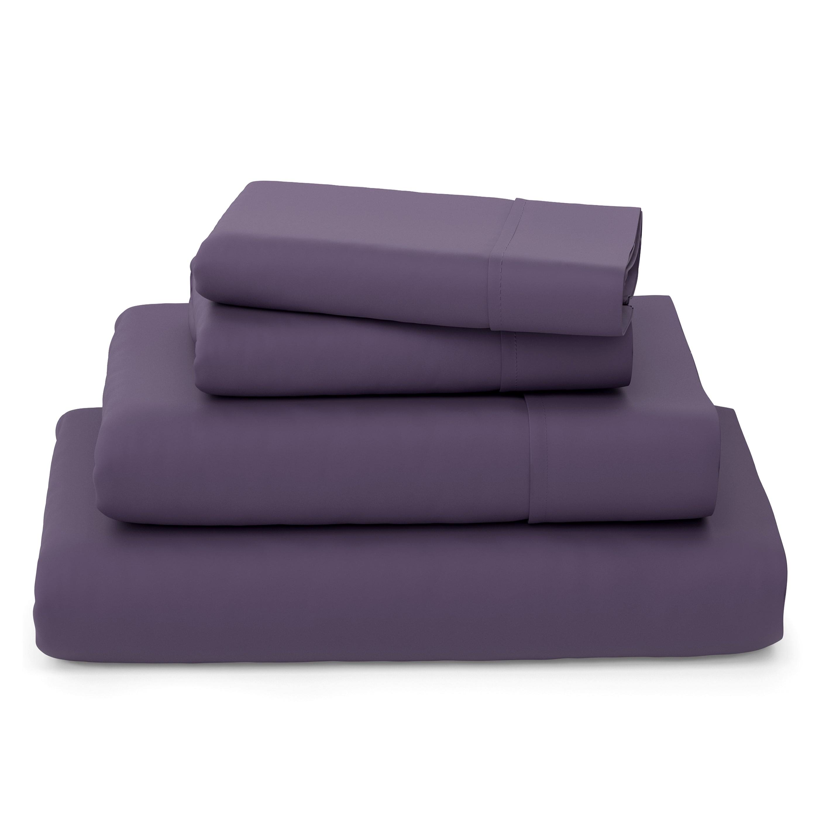 Cosy House Collection Luxury Bamboo 4 Piece Sheet Set - King - Purple