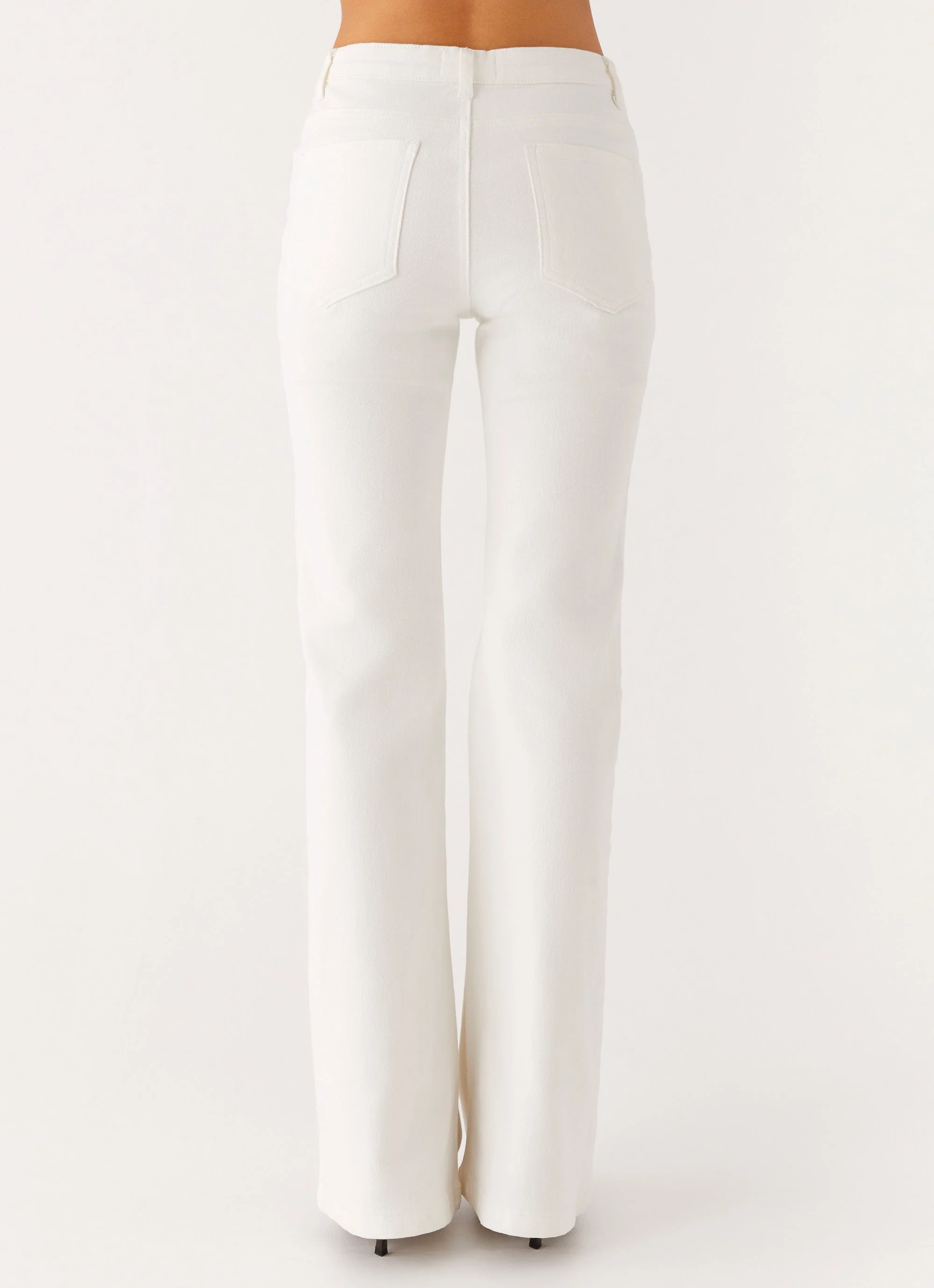 Aldo Bootleg Jeans - White